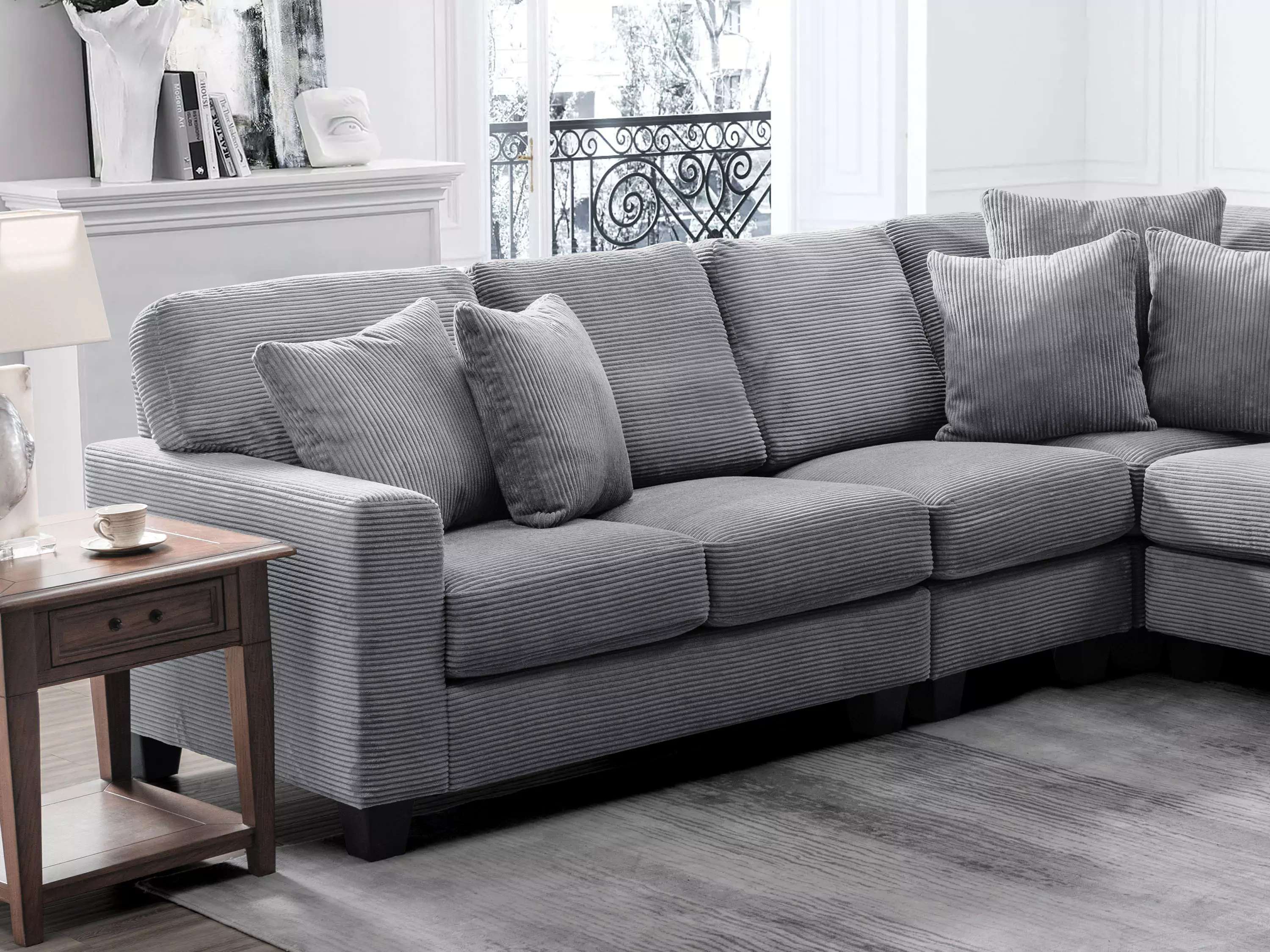 Bridgewater Fabric Lounge & Sectional - Image 24