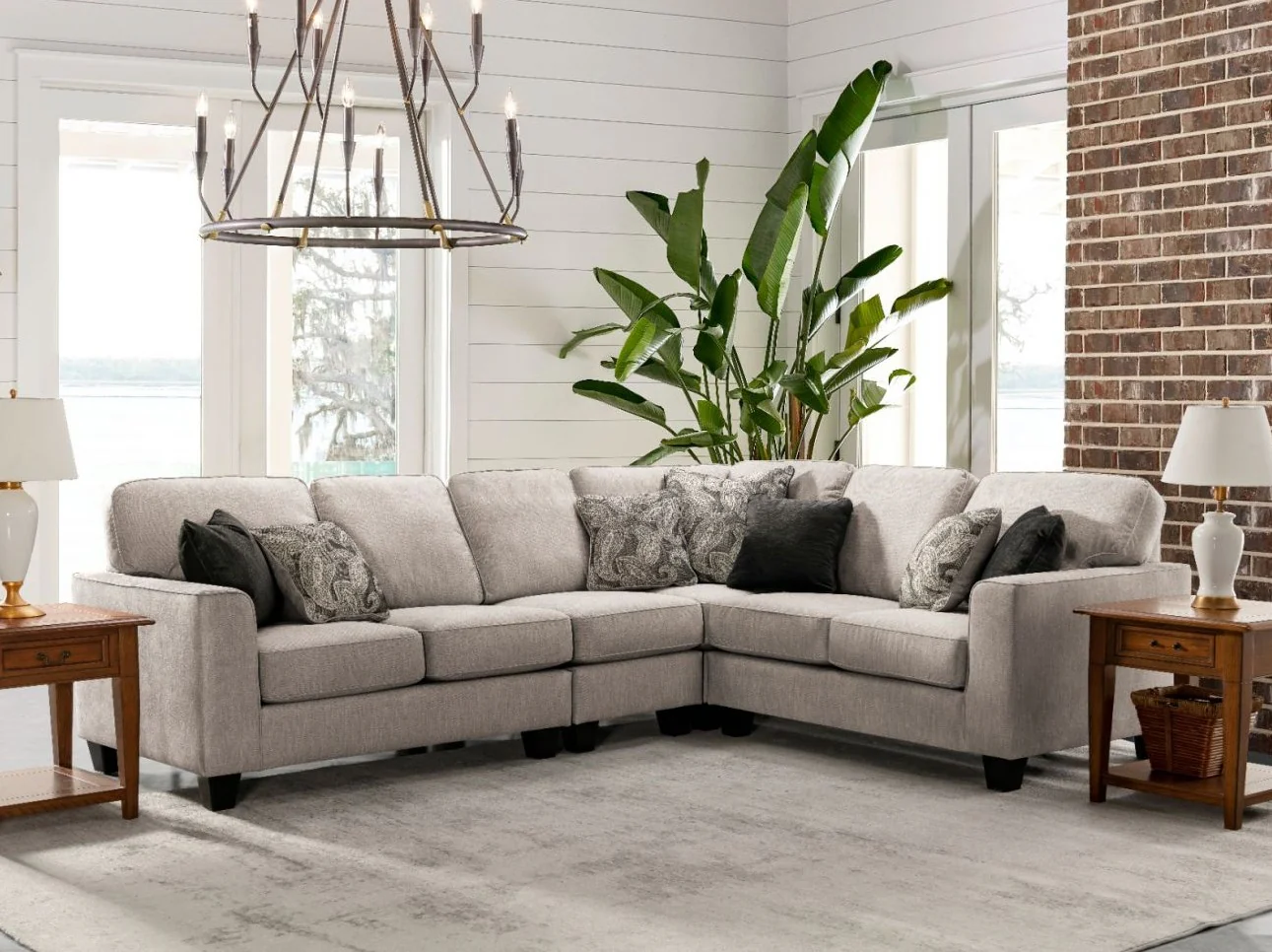 Bridgewater Fabric Lounge & Sectional - Image 3