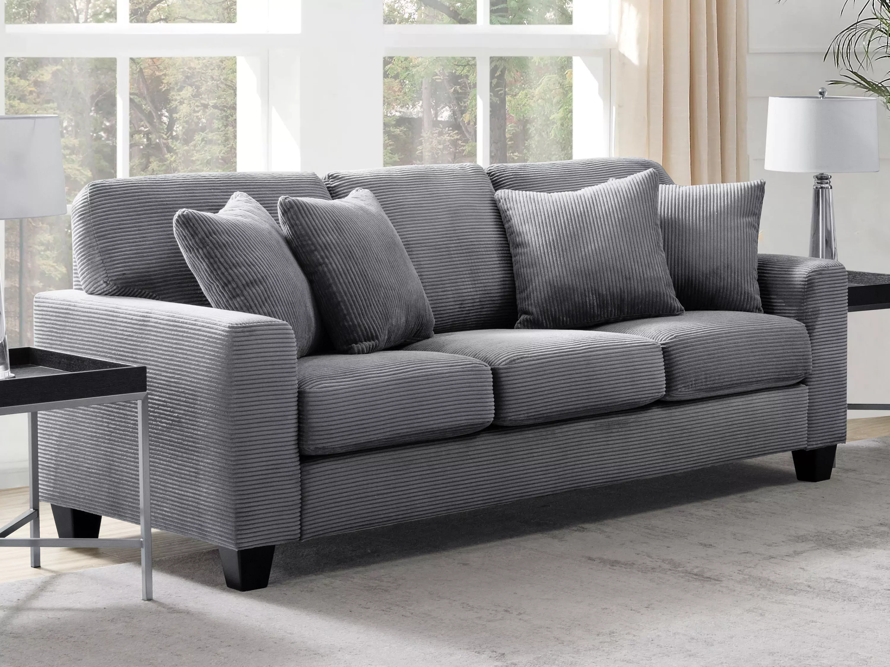 Bridgewater Fabric Lounge & Sectional - Image 35