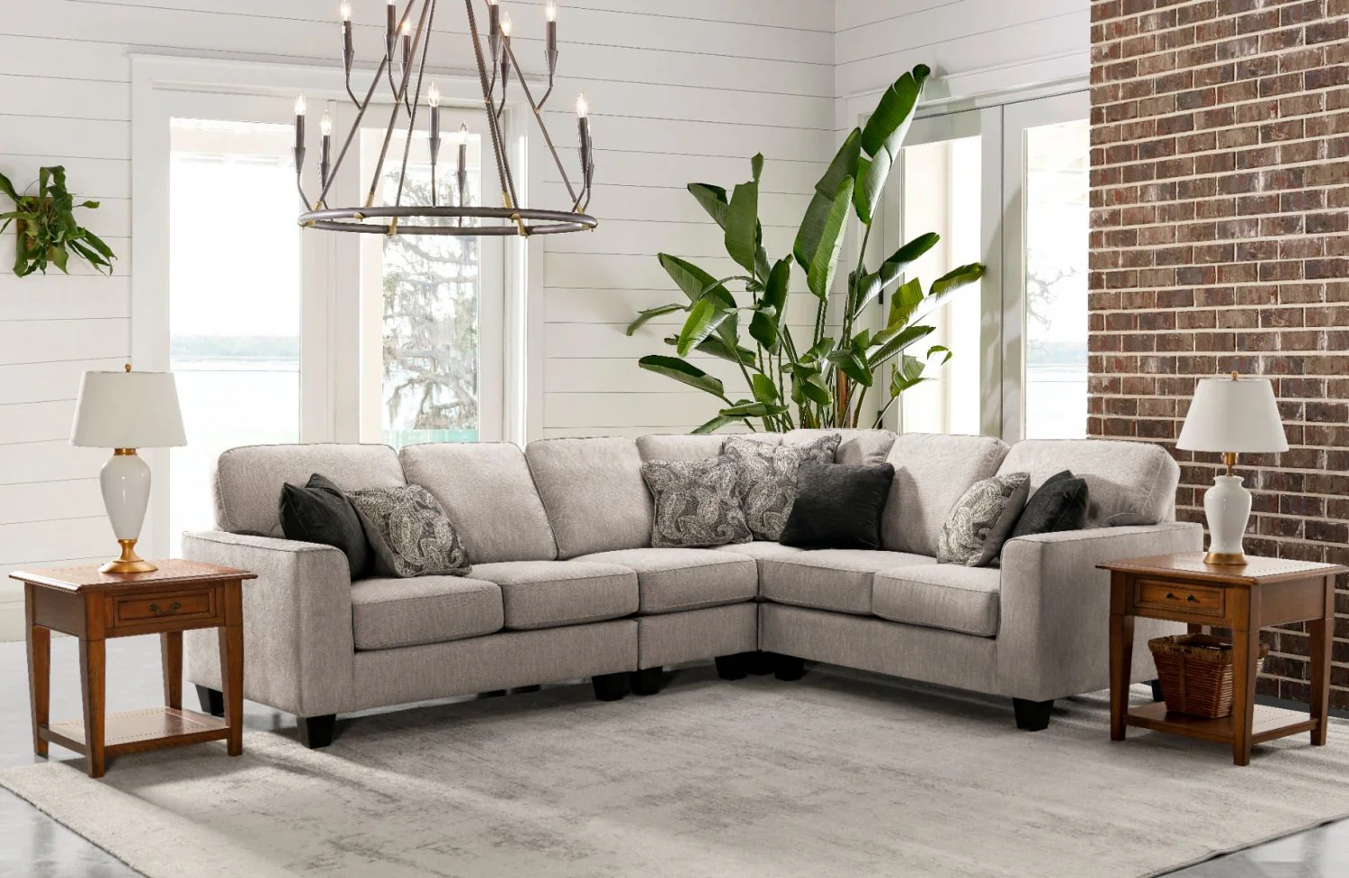 Bridgewater Fabric Lounge & Sectional - Image 5
