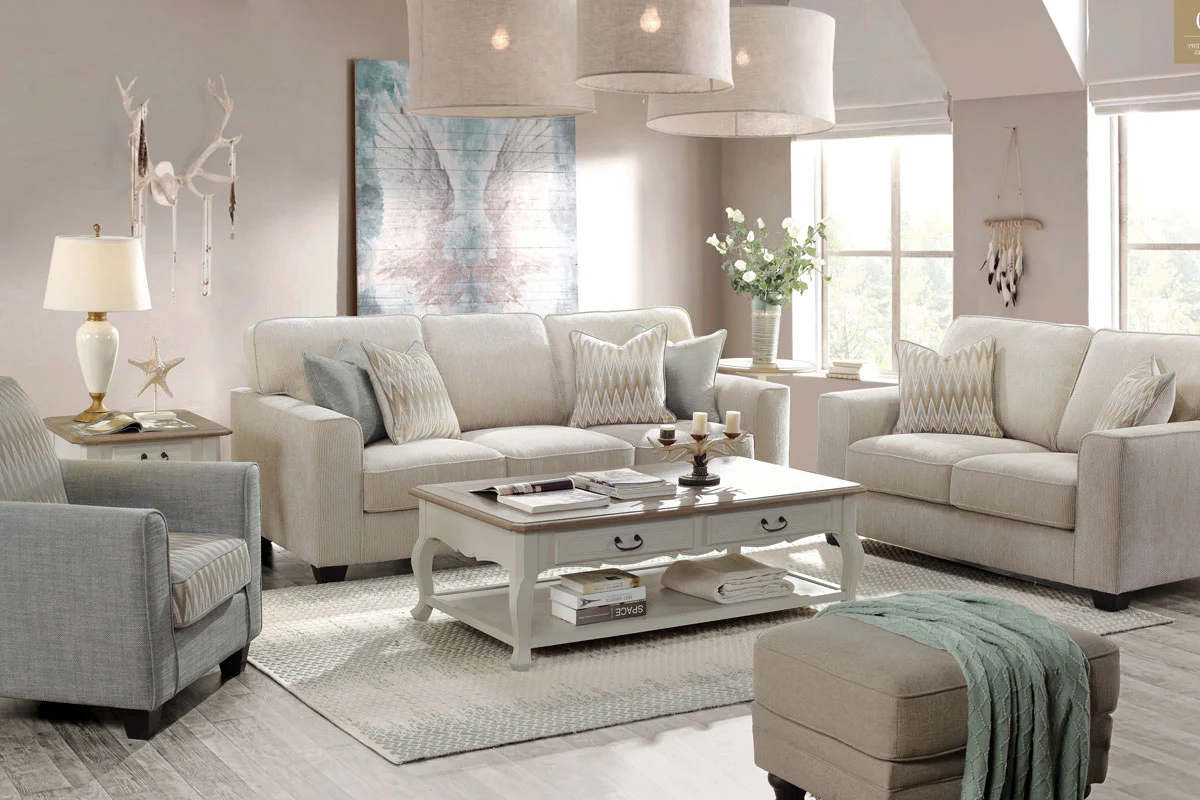 Bridgewater Fabric Lounge & Sectional - Image 6