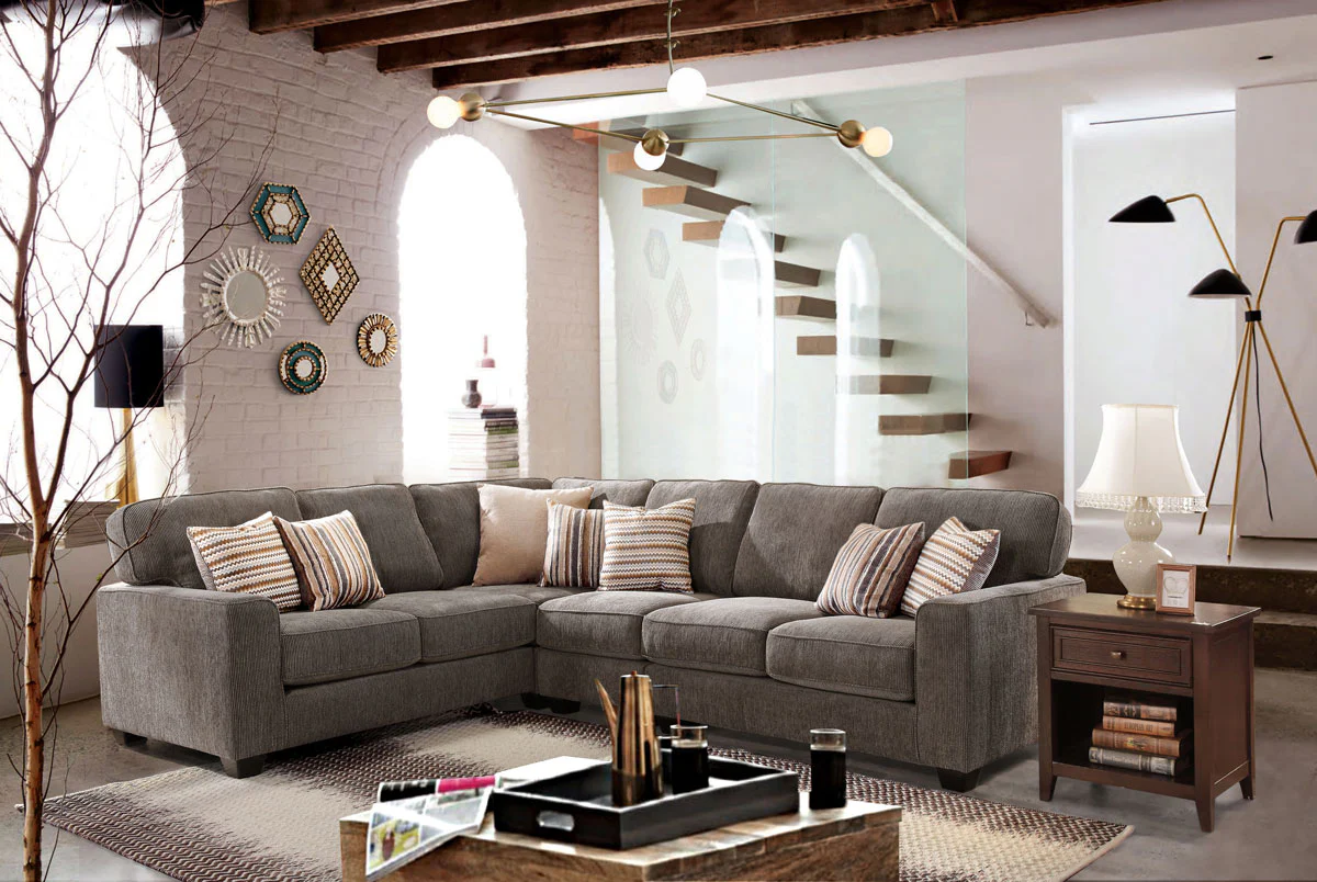 Bridgewater Fabric Lounge & Sectional - Image 7