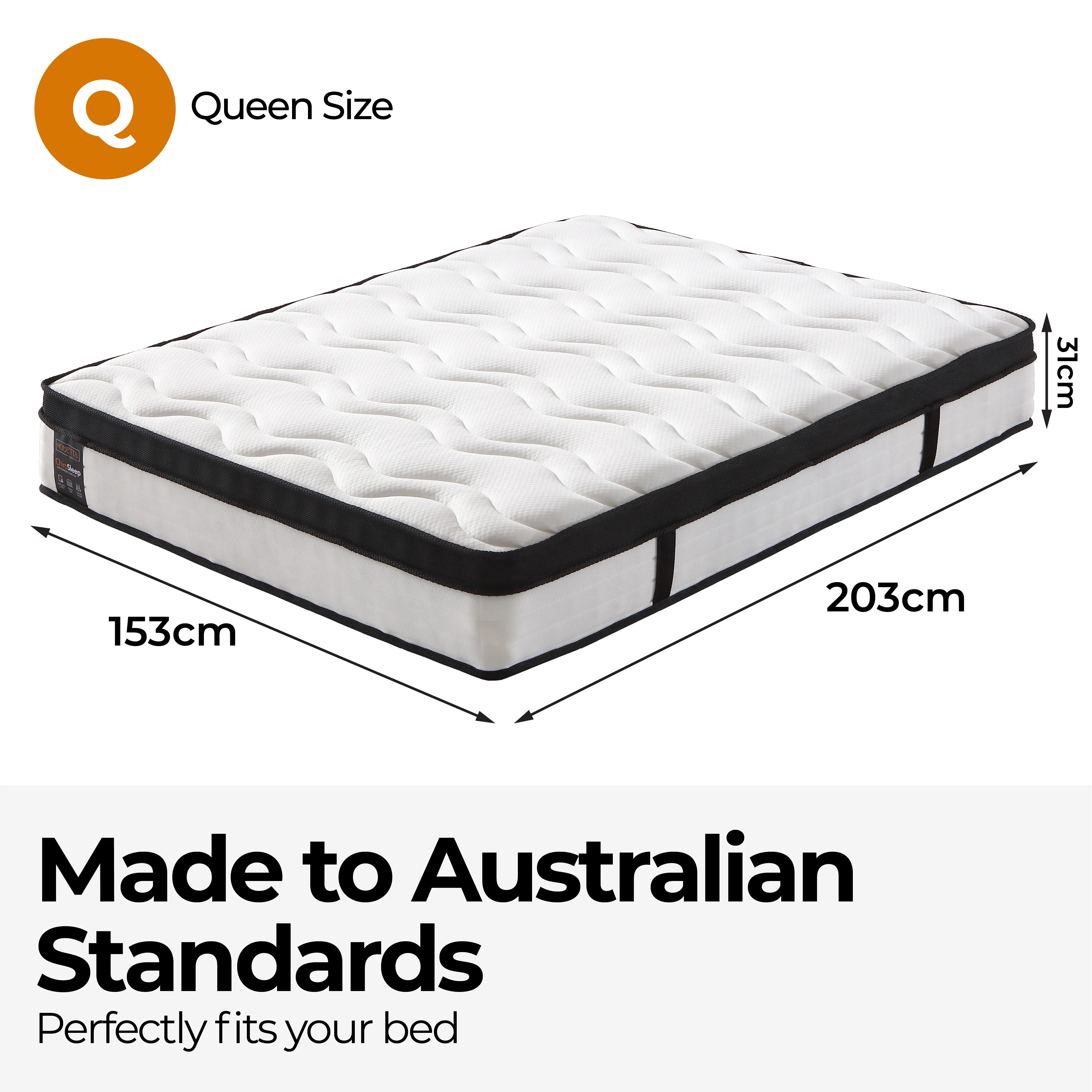 ChiroSleep 5-Zone Orthopaedic Euro Top Pocket Spring Mattress - Image 18
