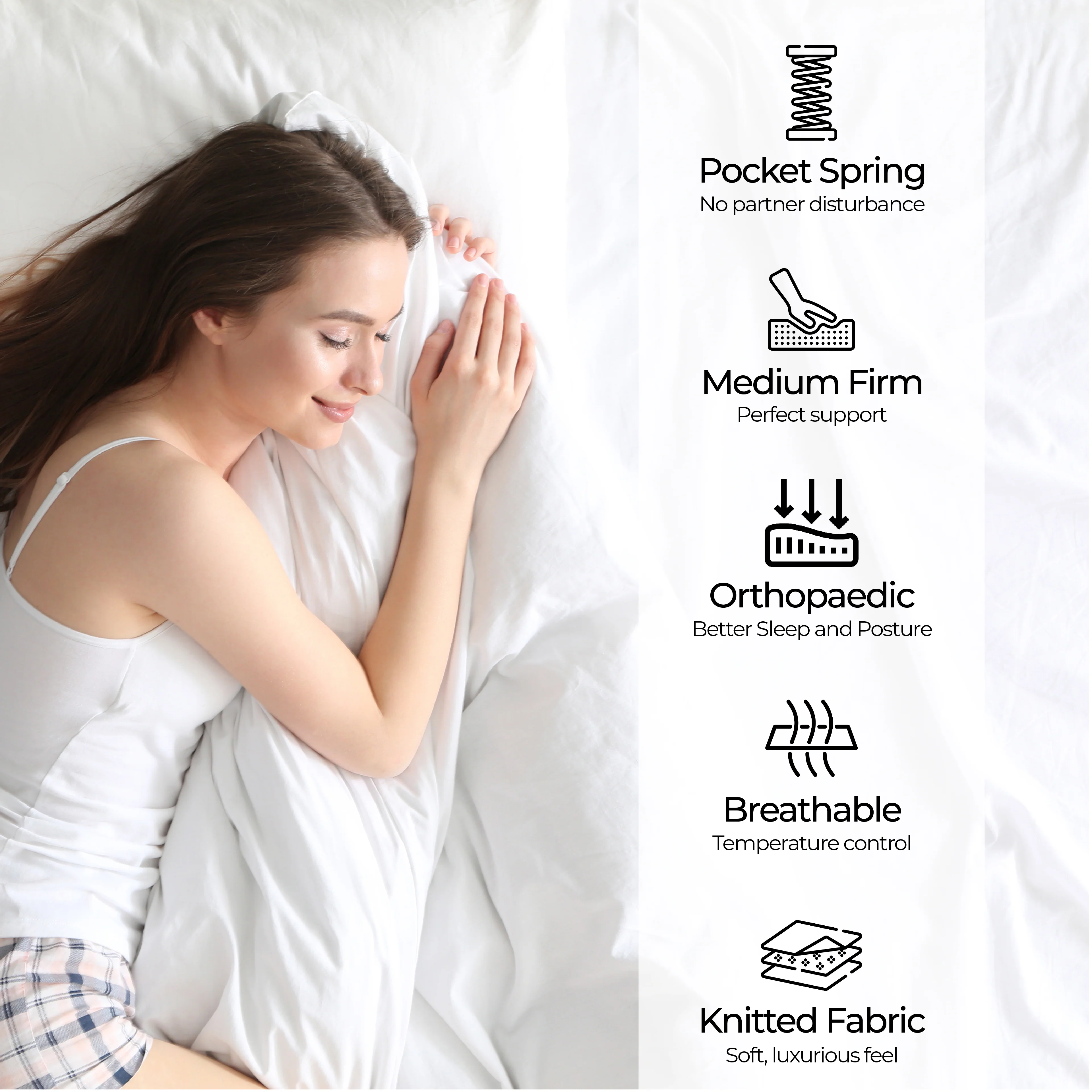 ChiroSleep 5-Zone Orthopaedic Euro Top Pocket Spring Mattress - Image 9