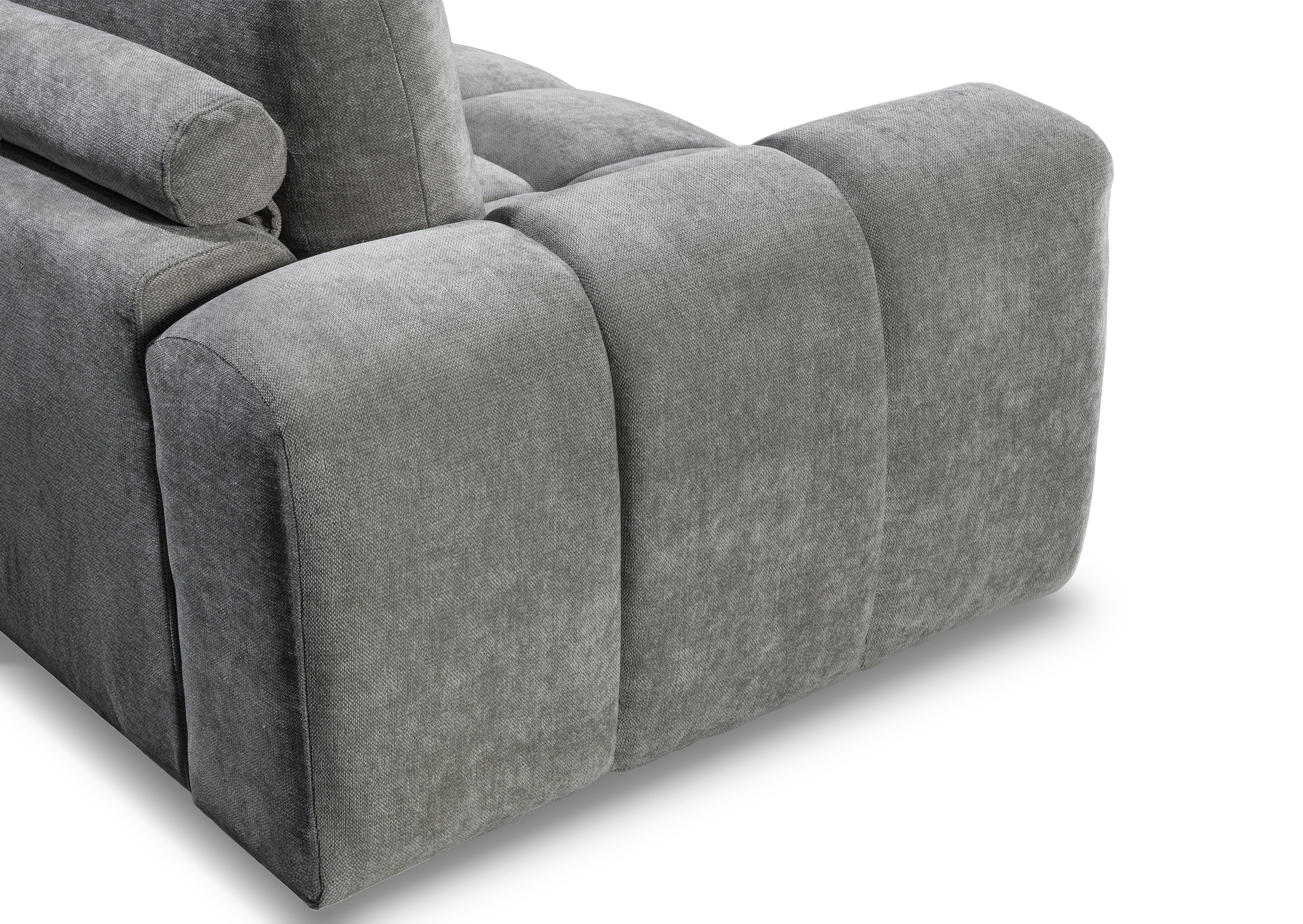 Desmond 5 Seater Fabric Chaise Modular - Image 10
