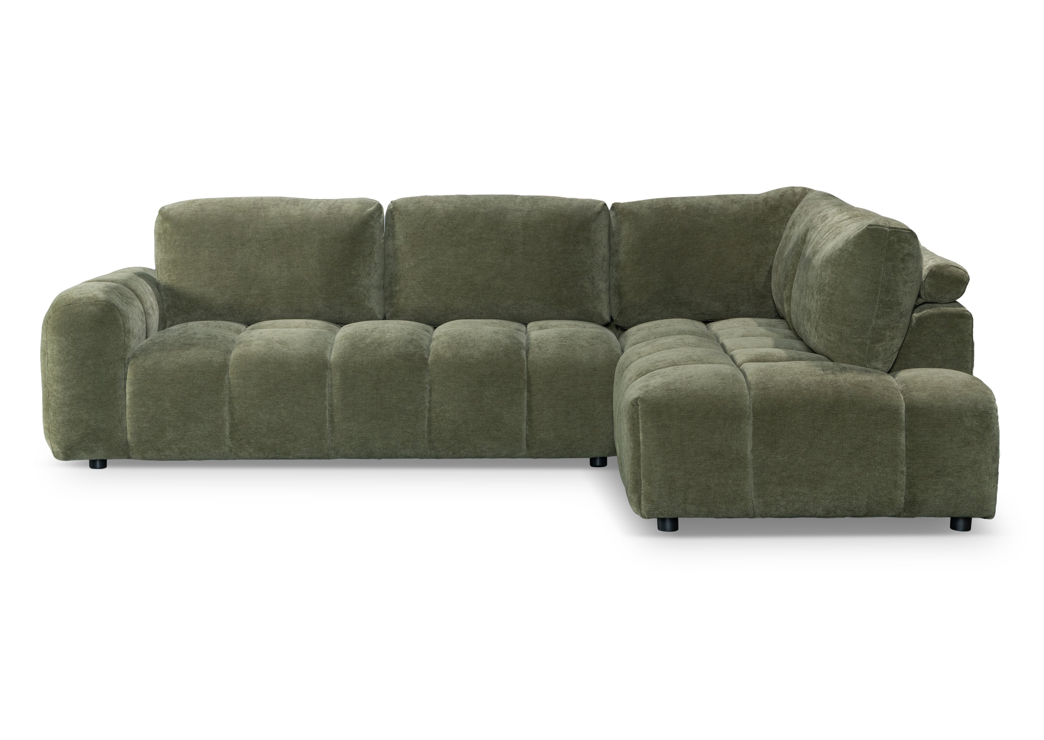 Desmond 5 Seater Fabric Chaise Modular - Image 4
