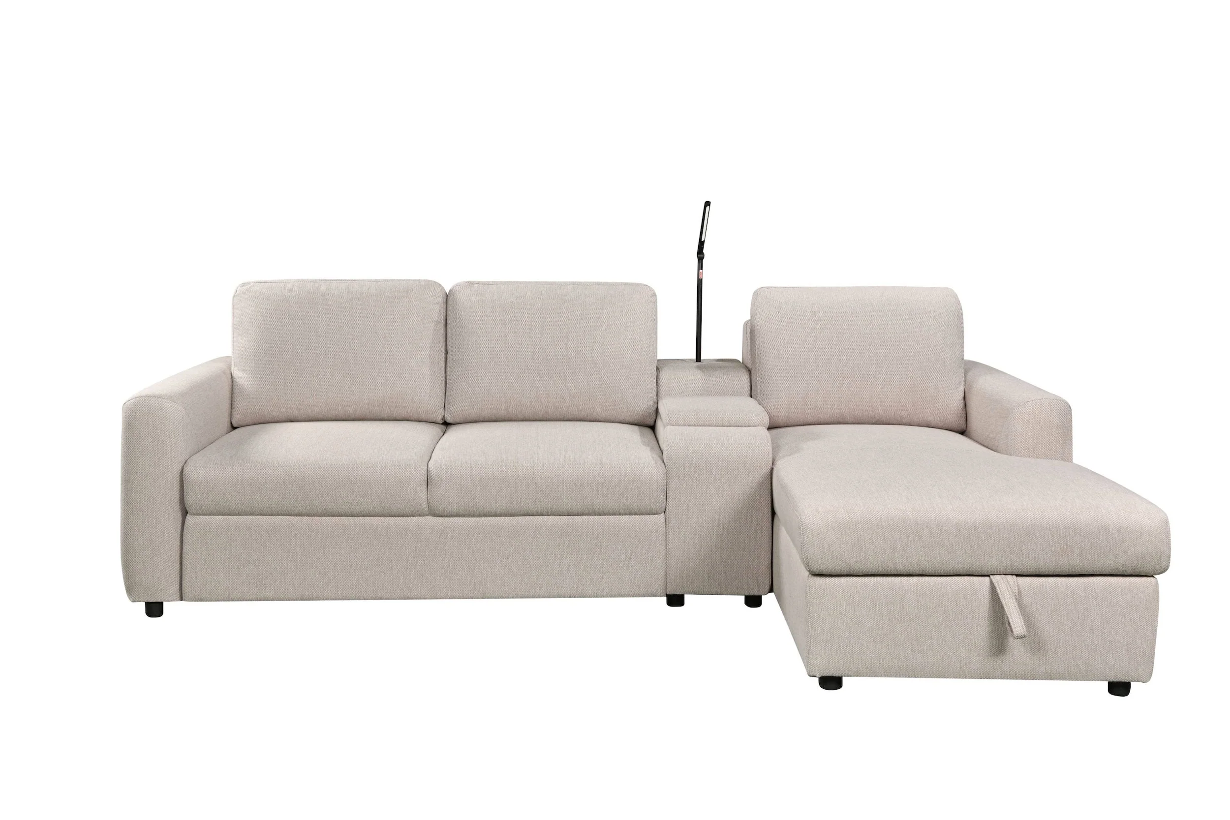Drew 3 Seater Pull Out Sofabed with Storage Chaise - Image 10