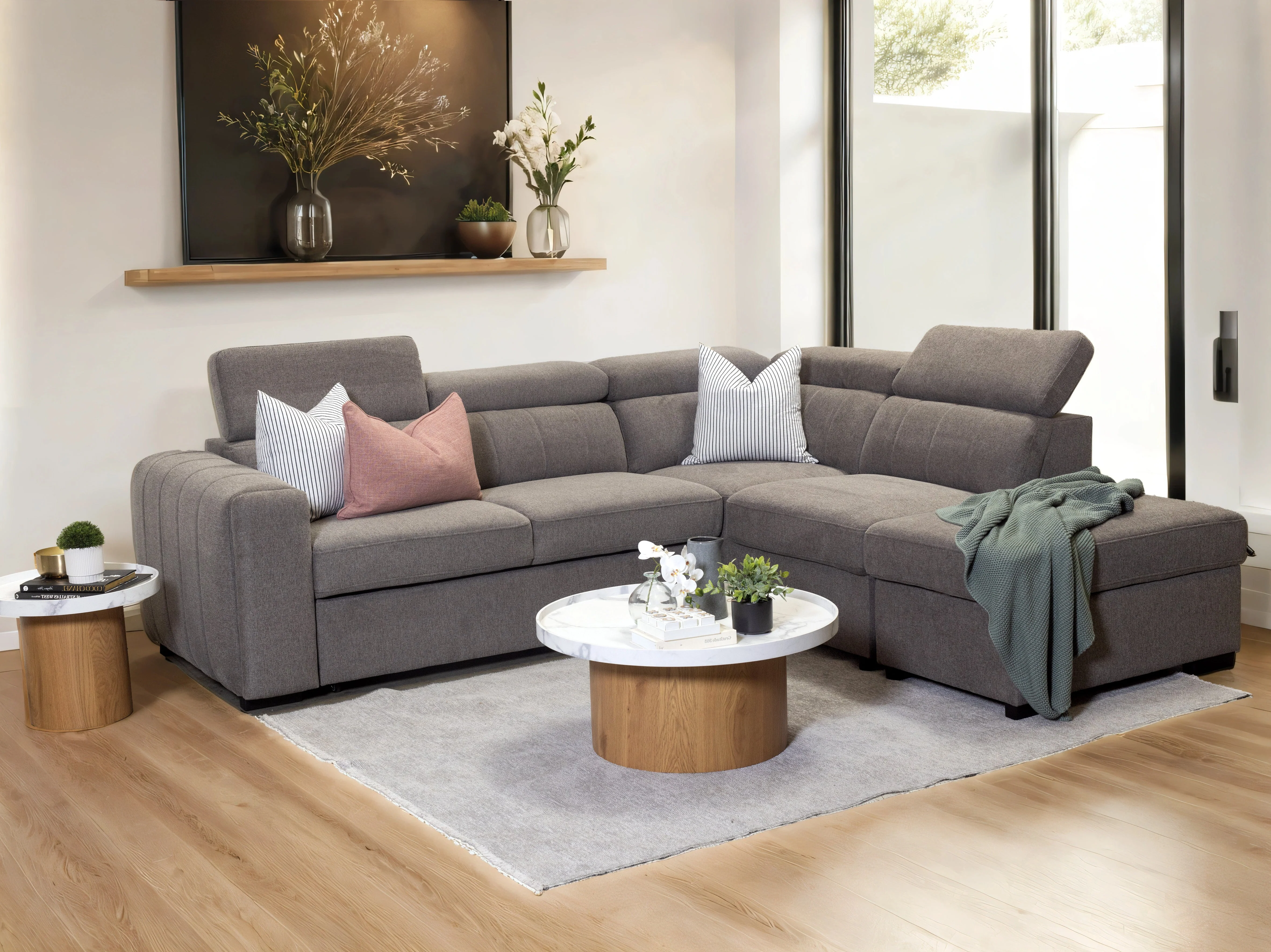 Elite 4 Seater Sofa Bed with Storage - Image 5