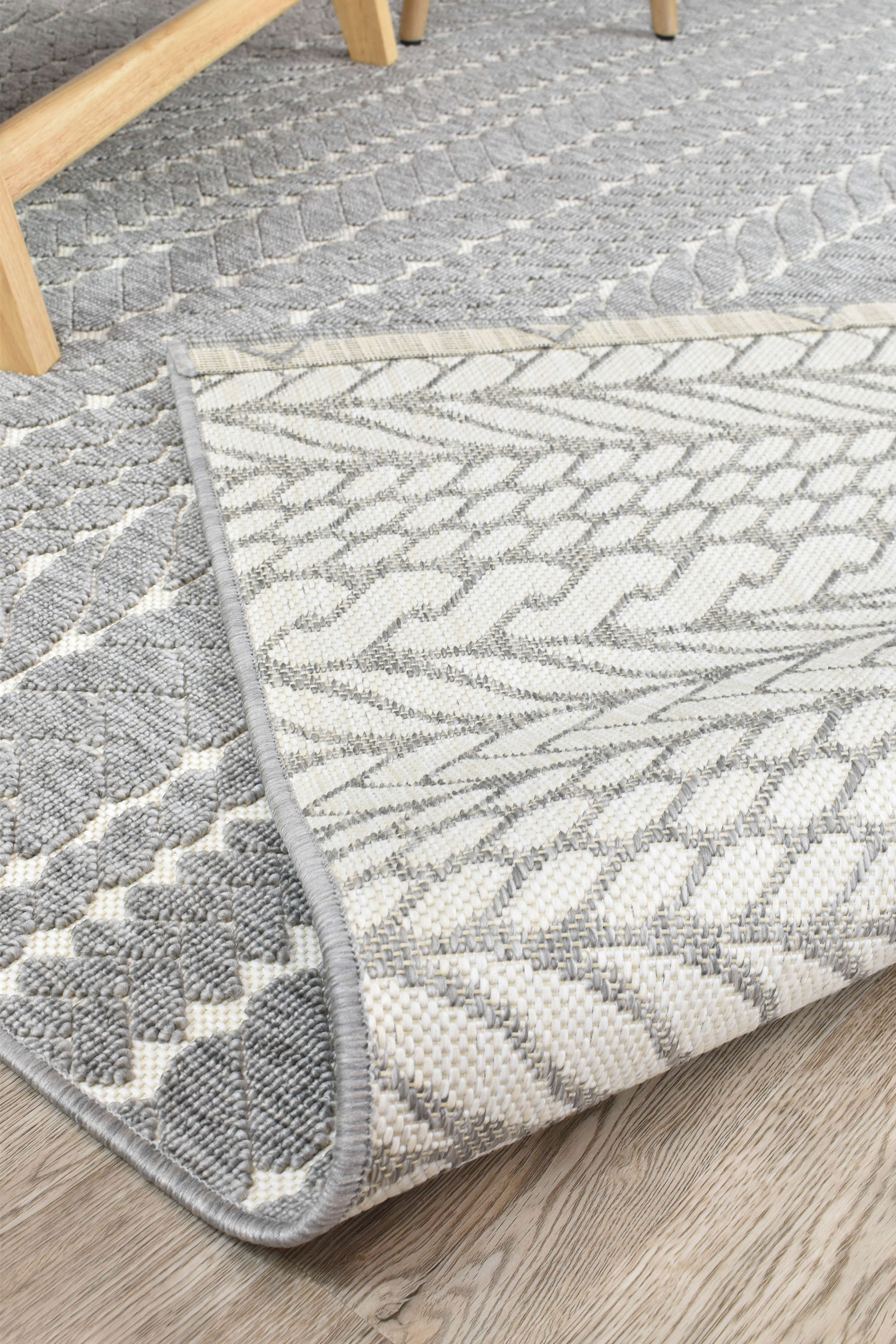 Fenix Grey White Rug 20469-302 - Image 6