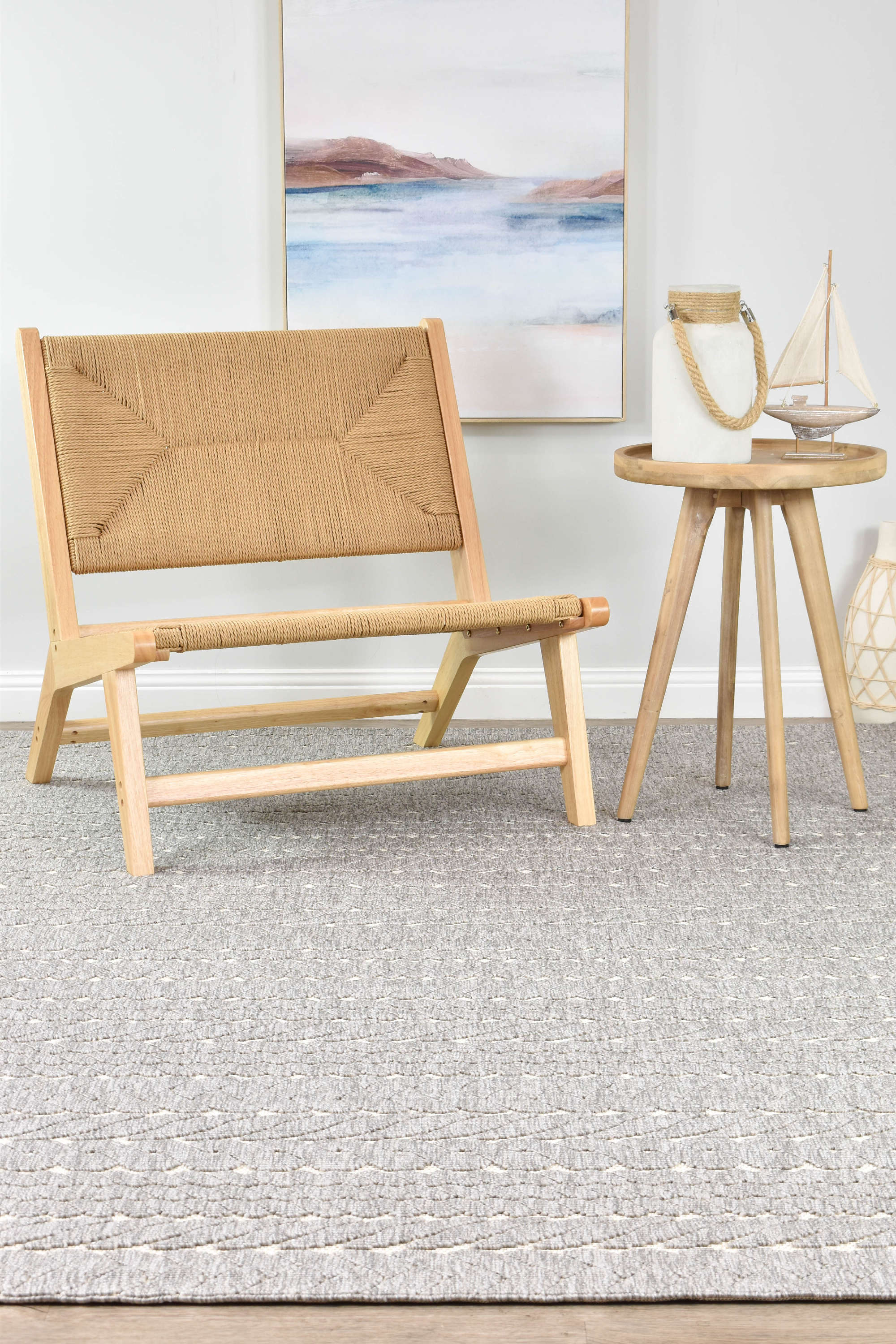 Fenix Grey White Rug 20469-302 - Image 9