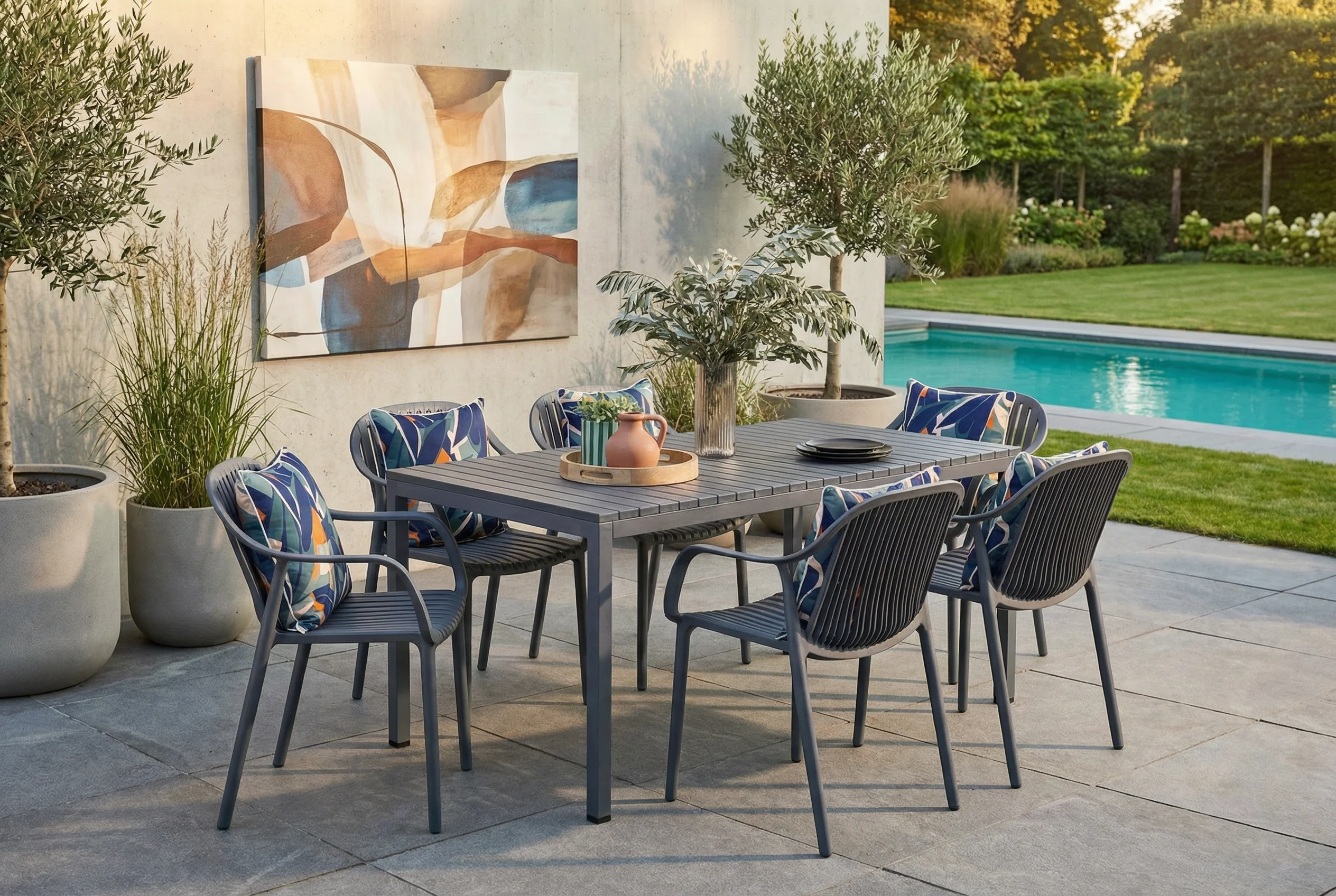 Forrest 7Pce Outdoor Dining Set - Image 7