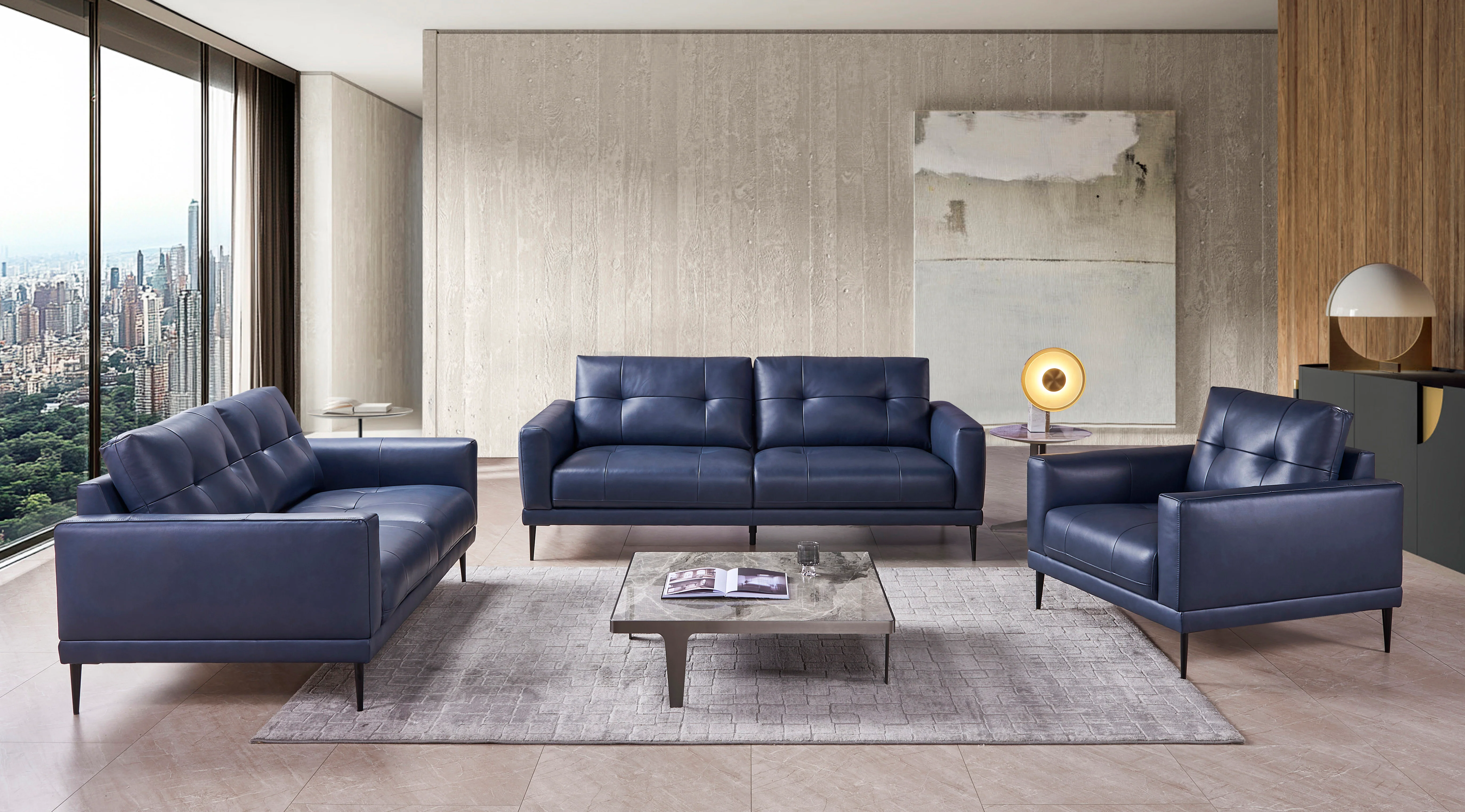 Granada Leather Lounge Suite - Image 4