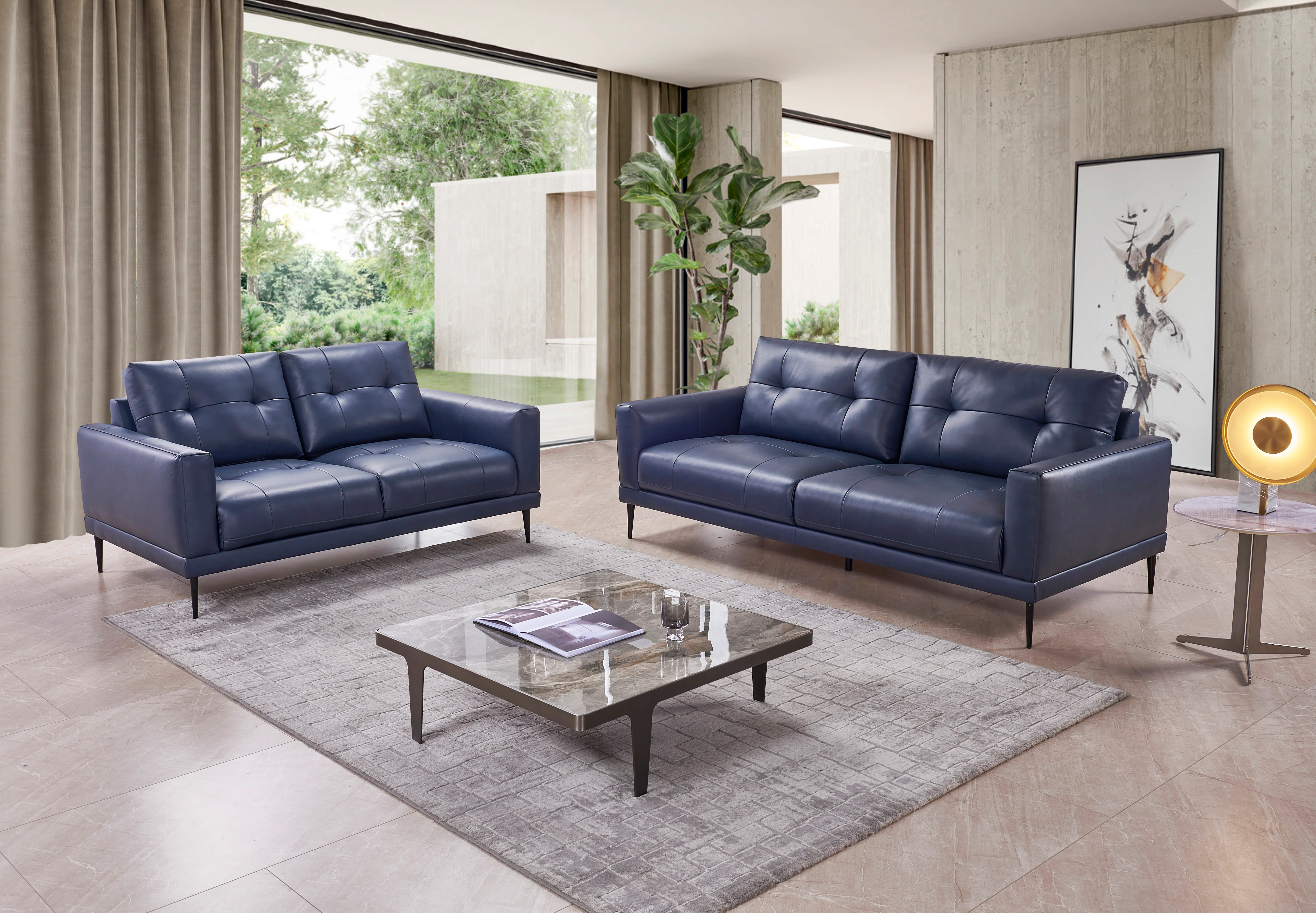 Granada Leather Lounge Suite - Image 5