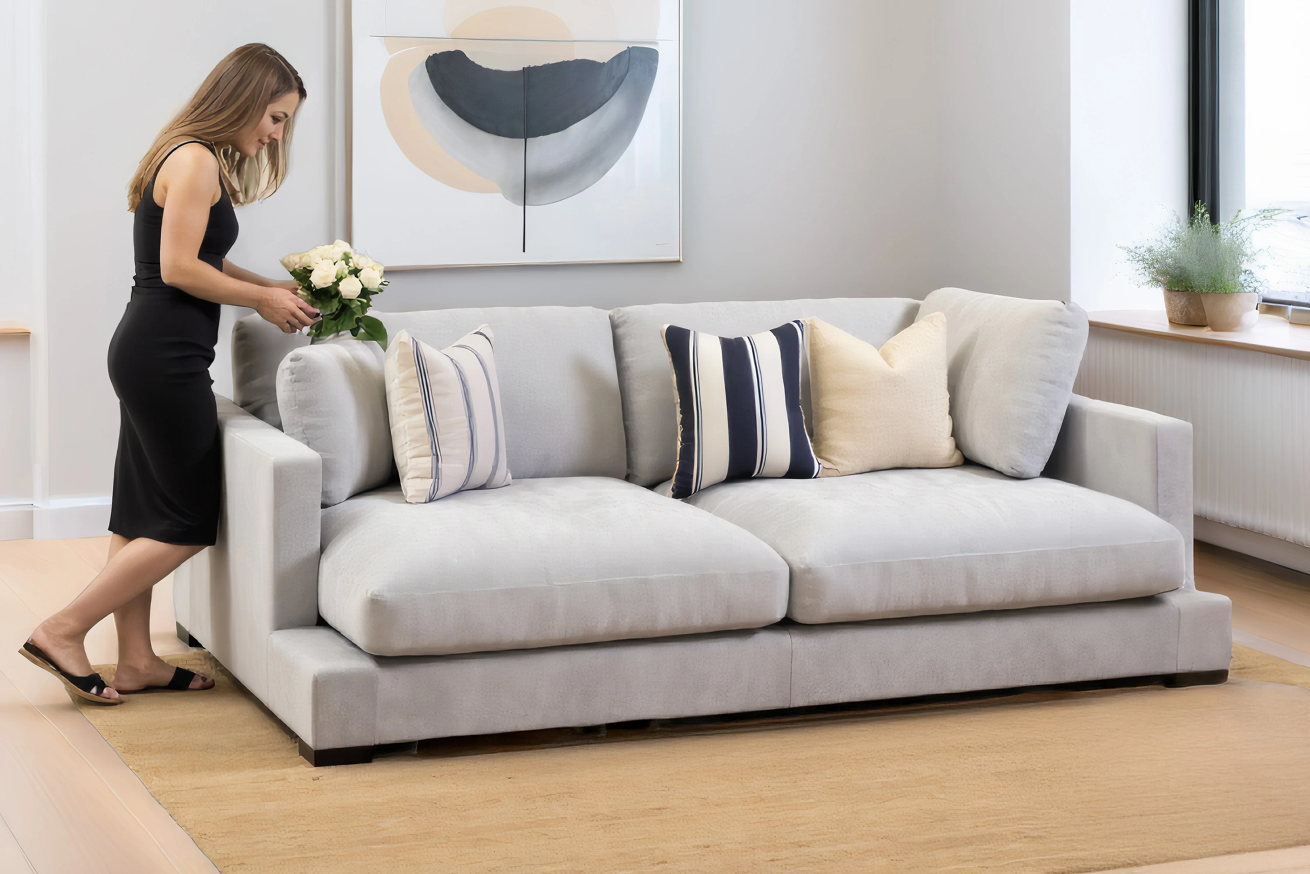 Karma Fabric Lounge Suite - Image 8