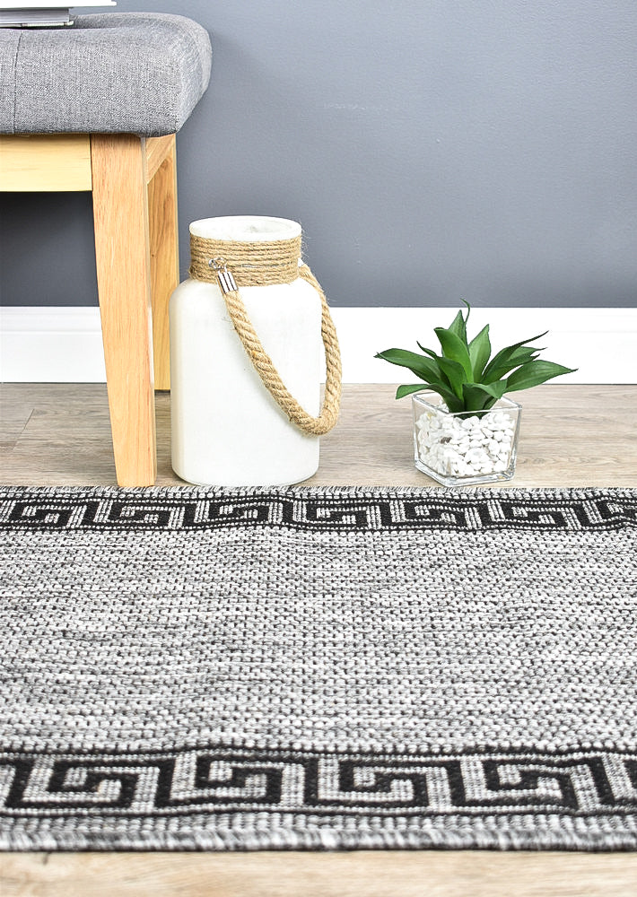 Alaska Grey Black Rug 7781-DM9E Runner - Image 3