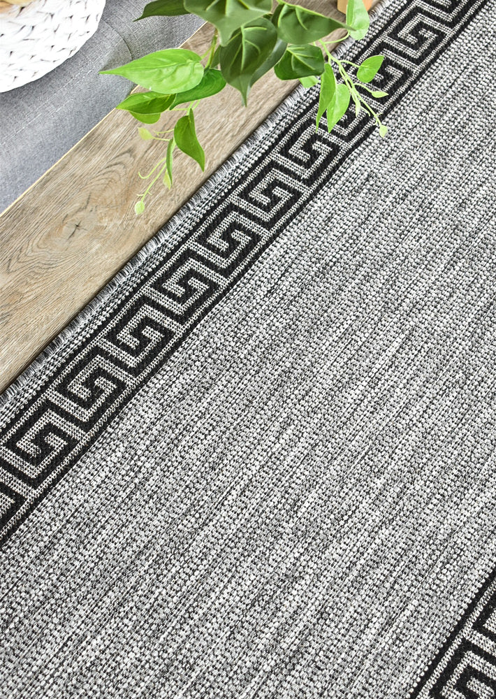 Alaska Grey Black Rug 7781-DM9E Runner - Image 4