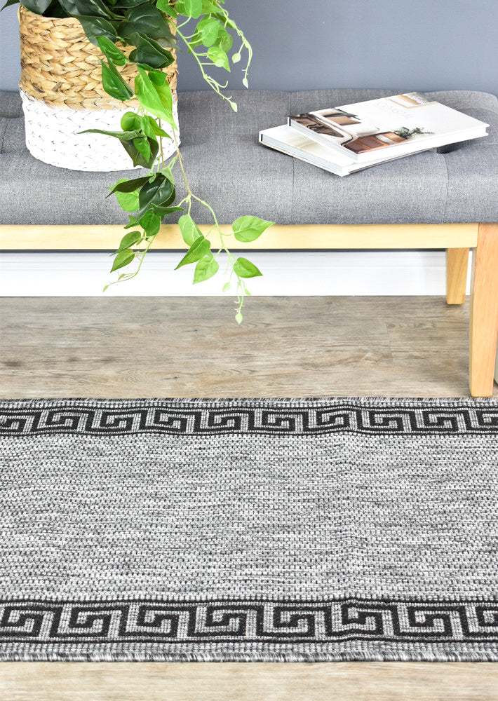 Alaska Grey Black Rug 7781-DM9E Runner - Image 6