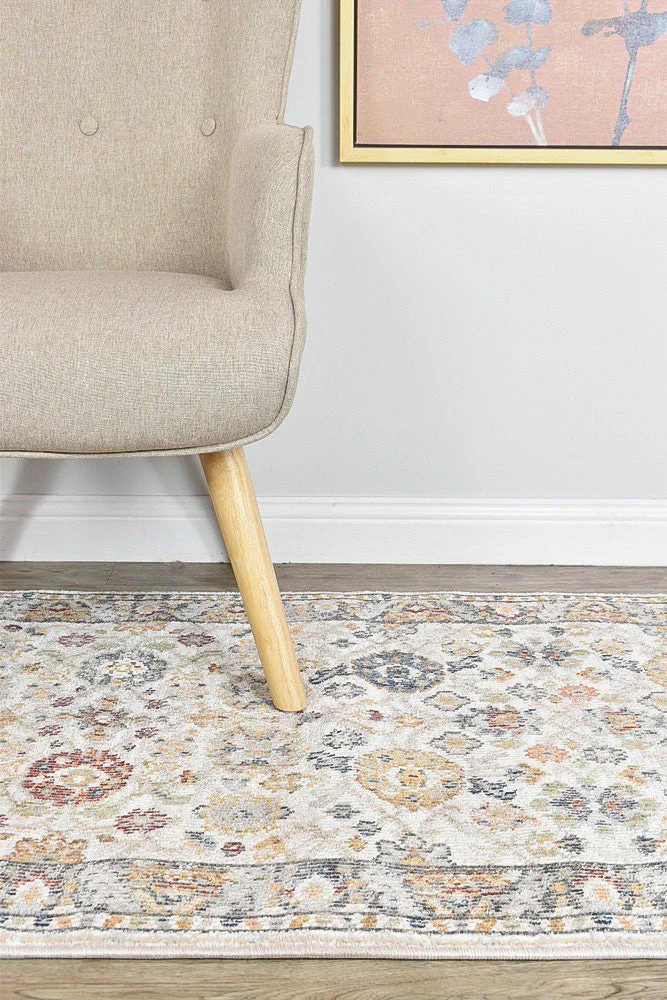 Medina Cream Runner Rug 0156A - Image 7