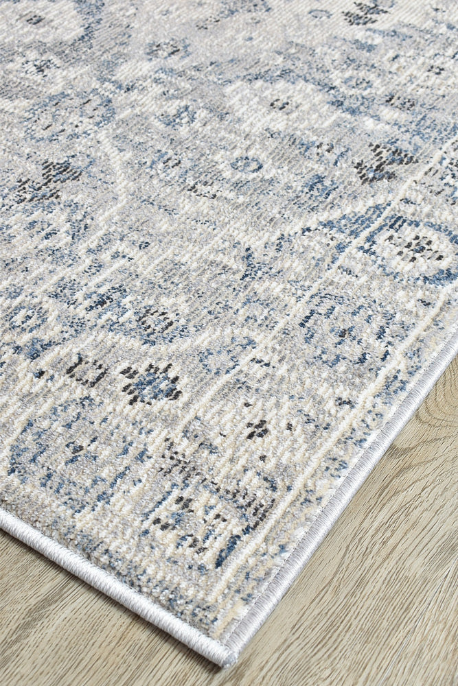 Medina Blue L.Grey Rug 0320C - Image 11