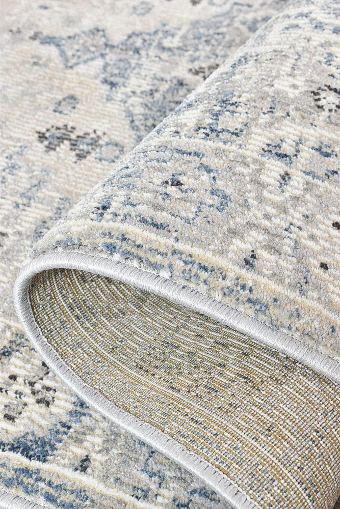 Medina Blue L.Grey Rug 0320C - Image 12