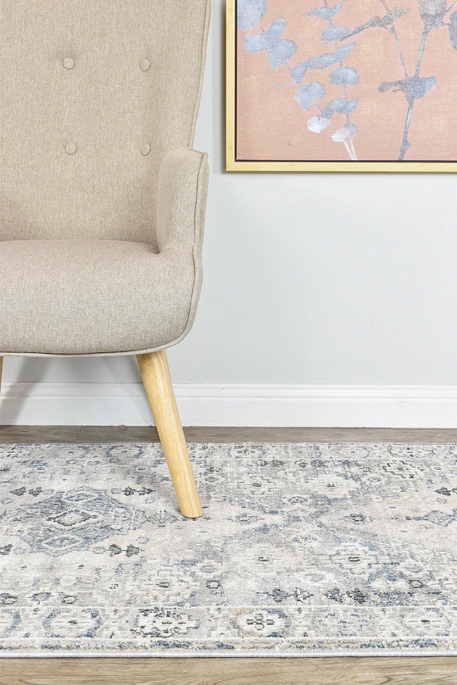Medina Blue L.Grey Rug 0320C - Image 16