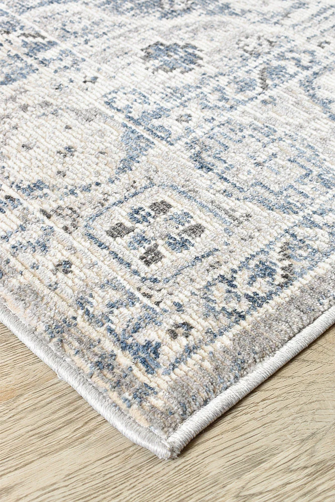 Medina Blue L.Grey Rug 0320C - Image 2