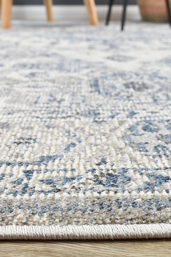 Medina Blue L.Grey Rug 0320C - Image 4