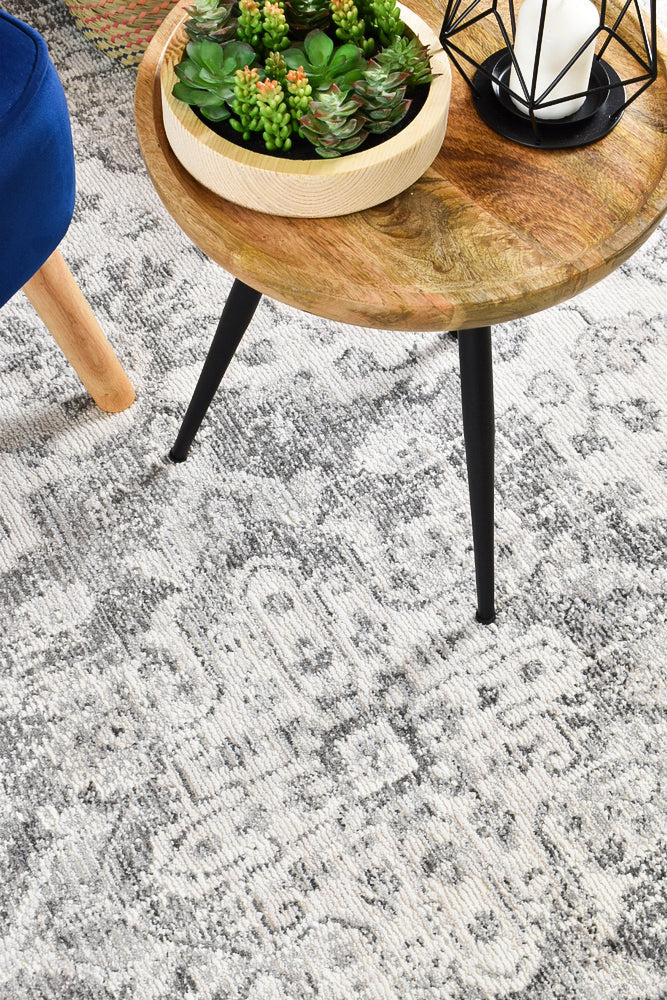 Medina Grey Rug 0321B - Image 7