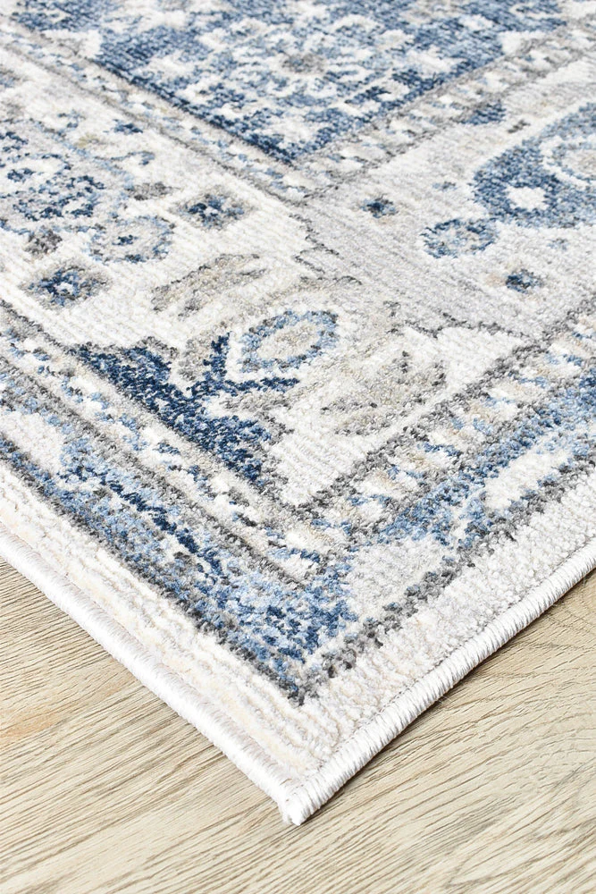 Medina Cream Blue Rug A161A - Image 2