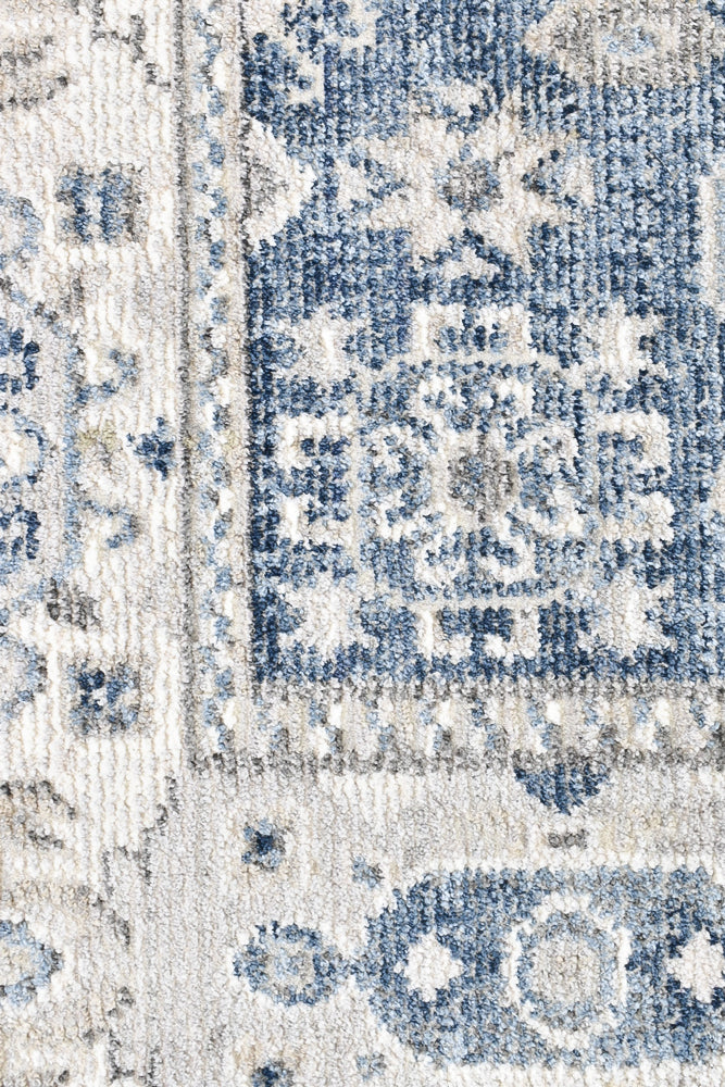 Medina Cream Blue Rug A161A - Image 5