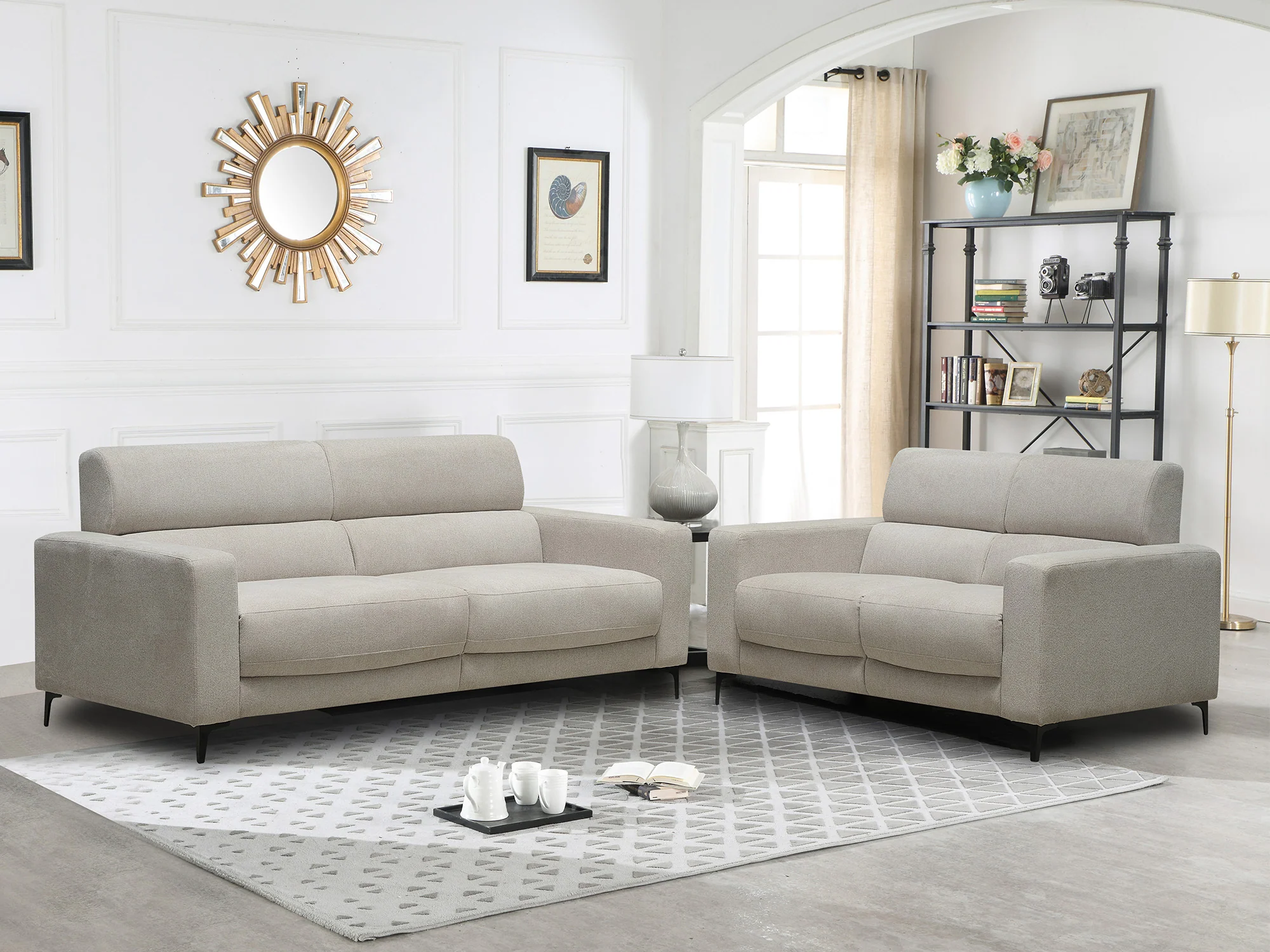 Marcell Fabric Lounge Suite - Image 4