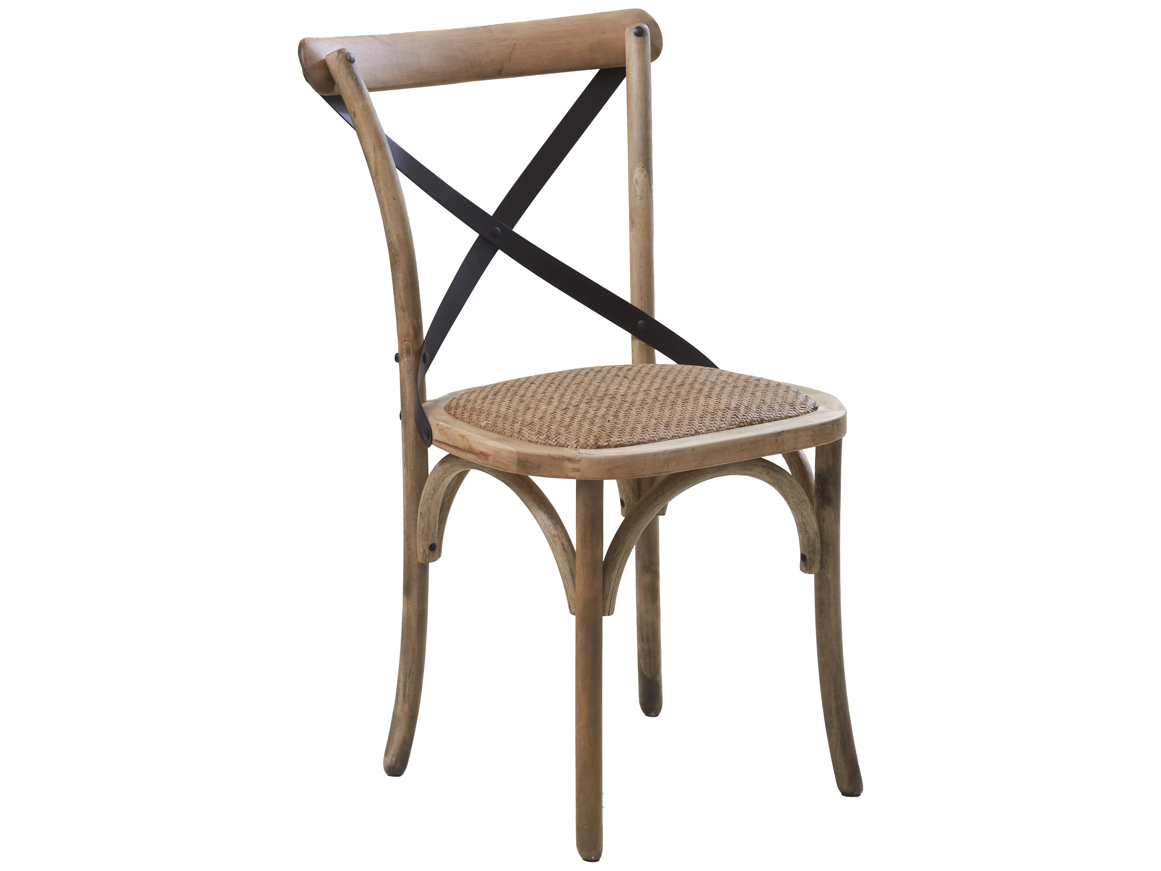 Metal Cross Back Chair - Image 4