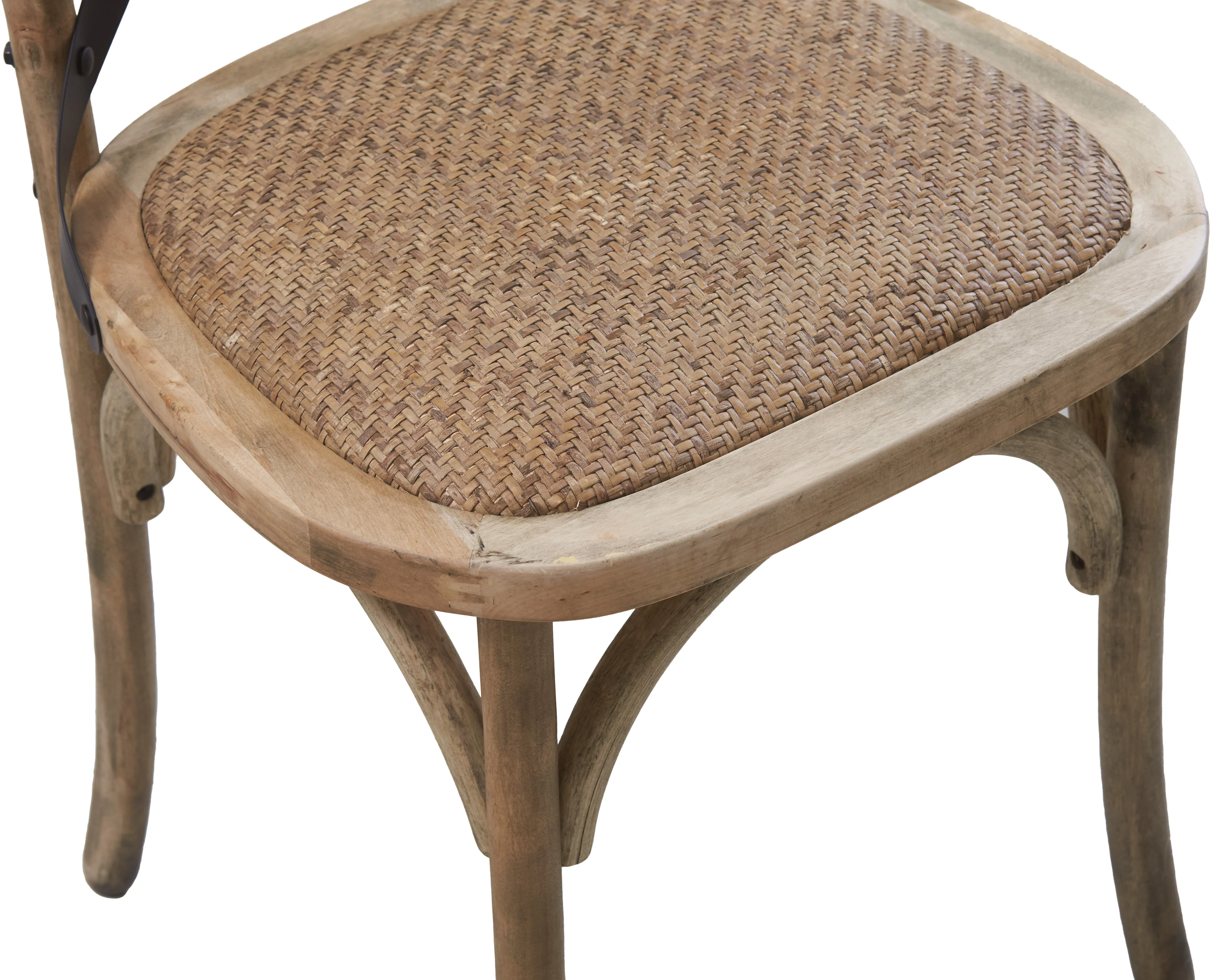 Metal Cross Back Chair - Image 6