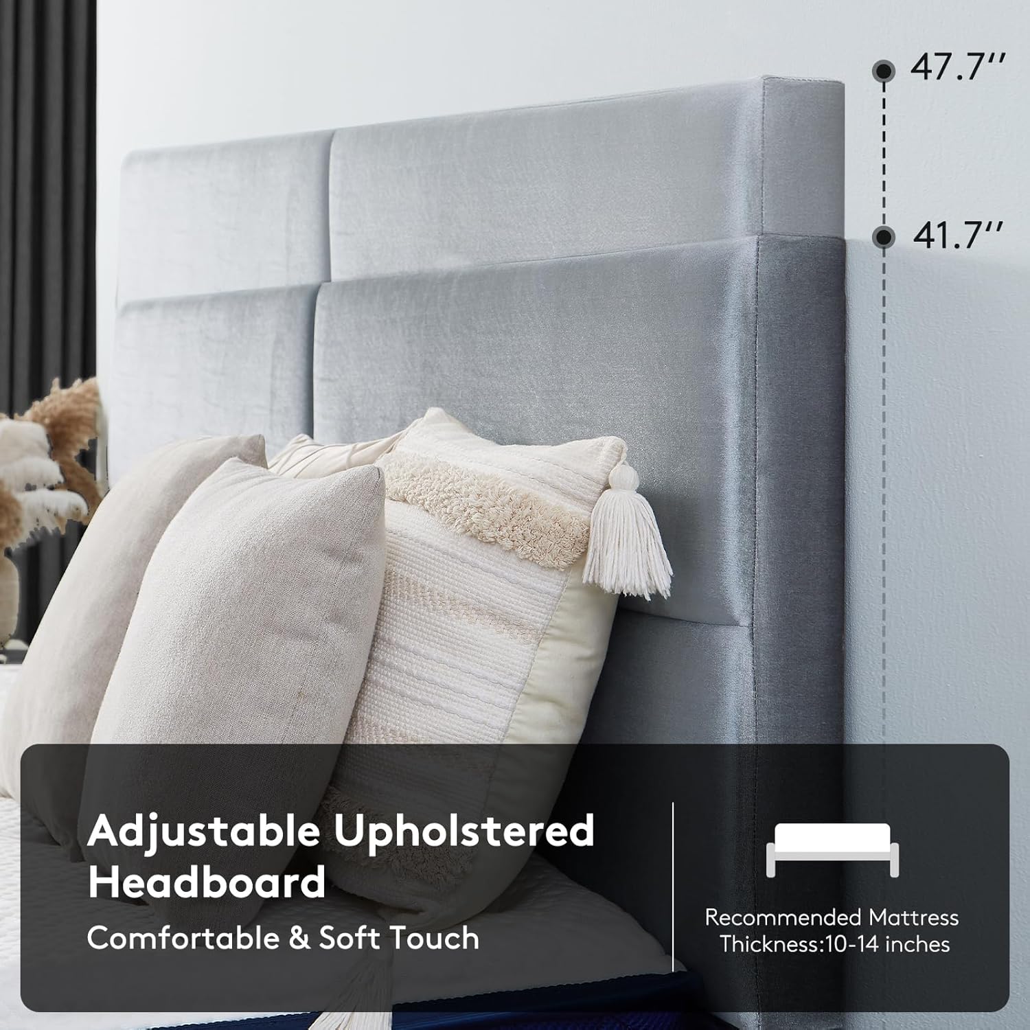 Metro Fabric Bed - Image 4