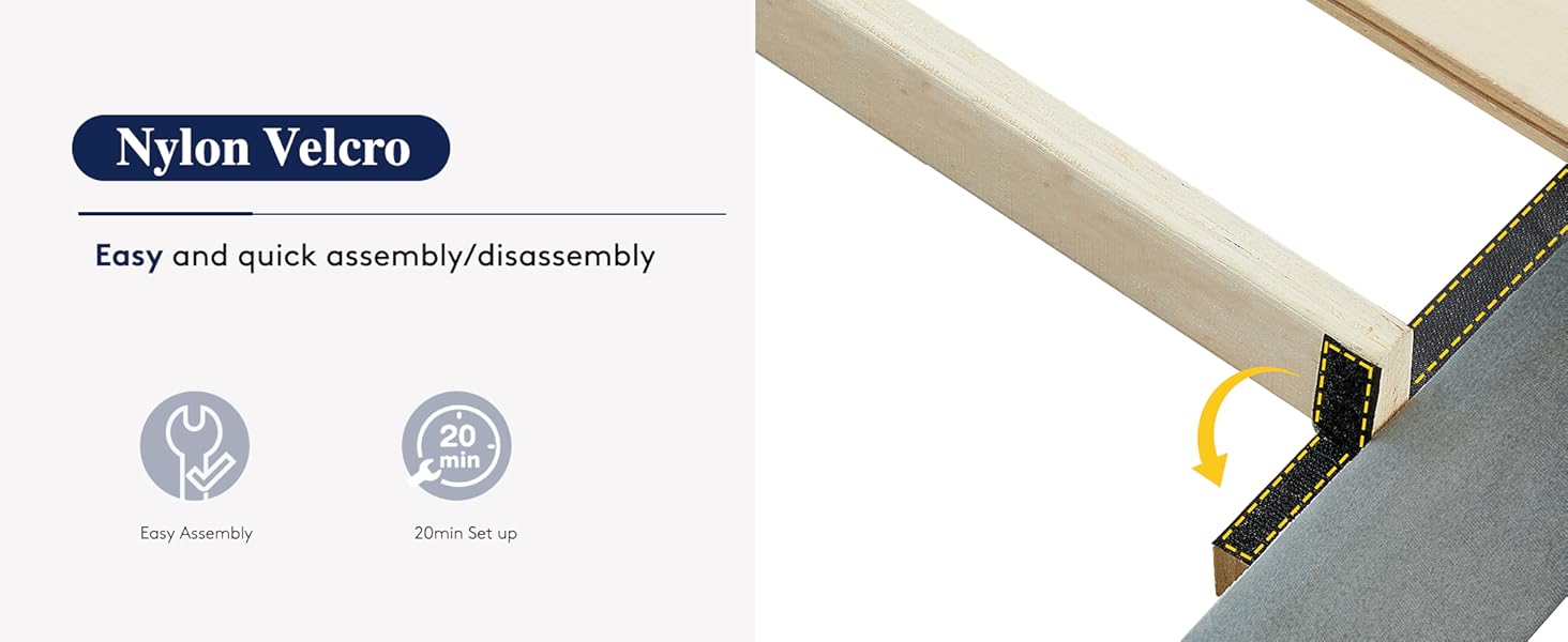 Metro Fabric Bed - Image 8