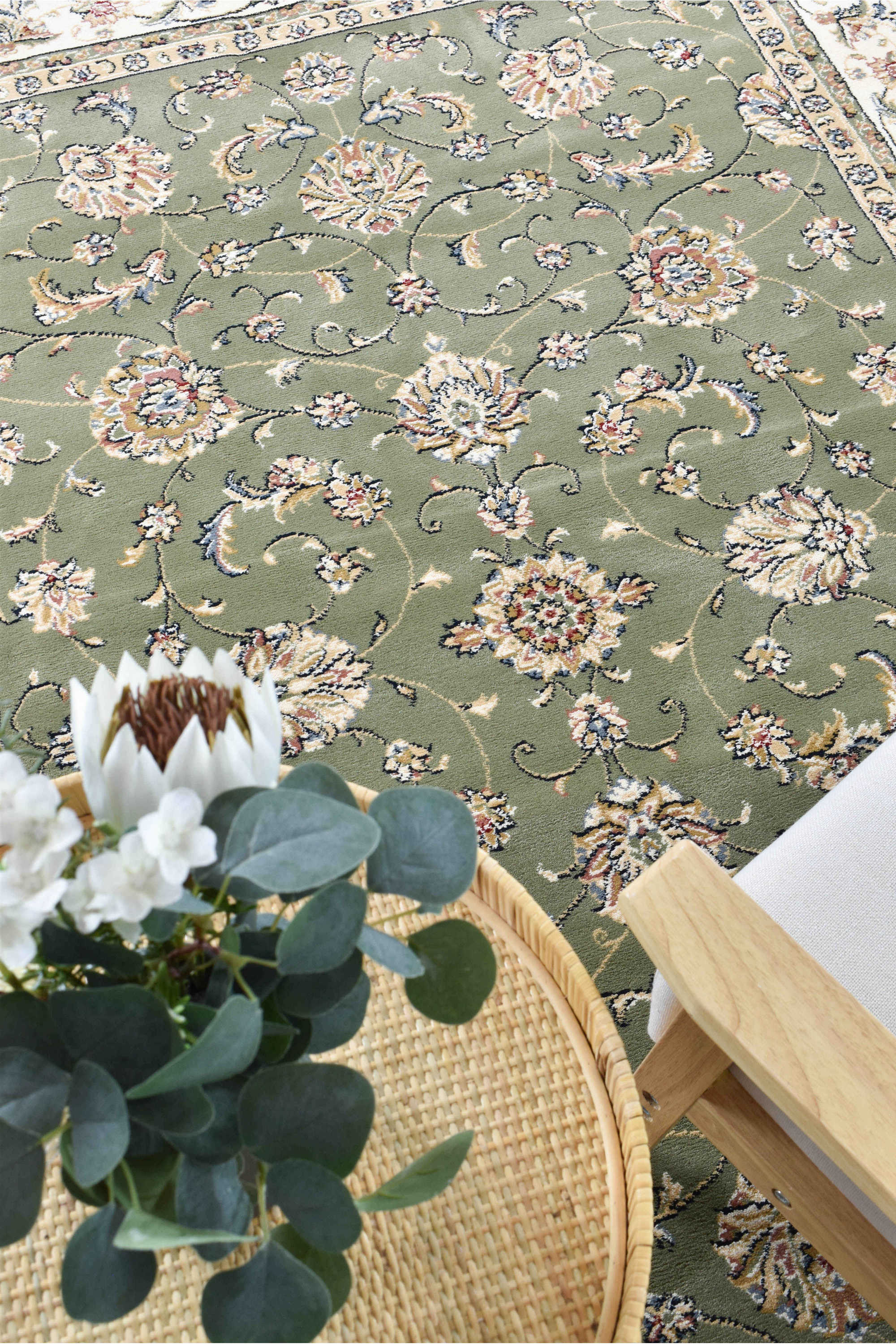 Michelangelo Green Rug 55368 4464 - Image 8