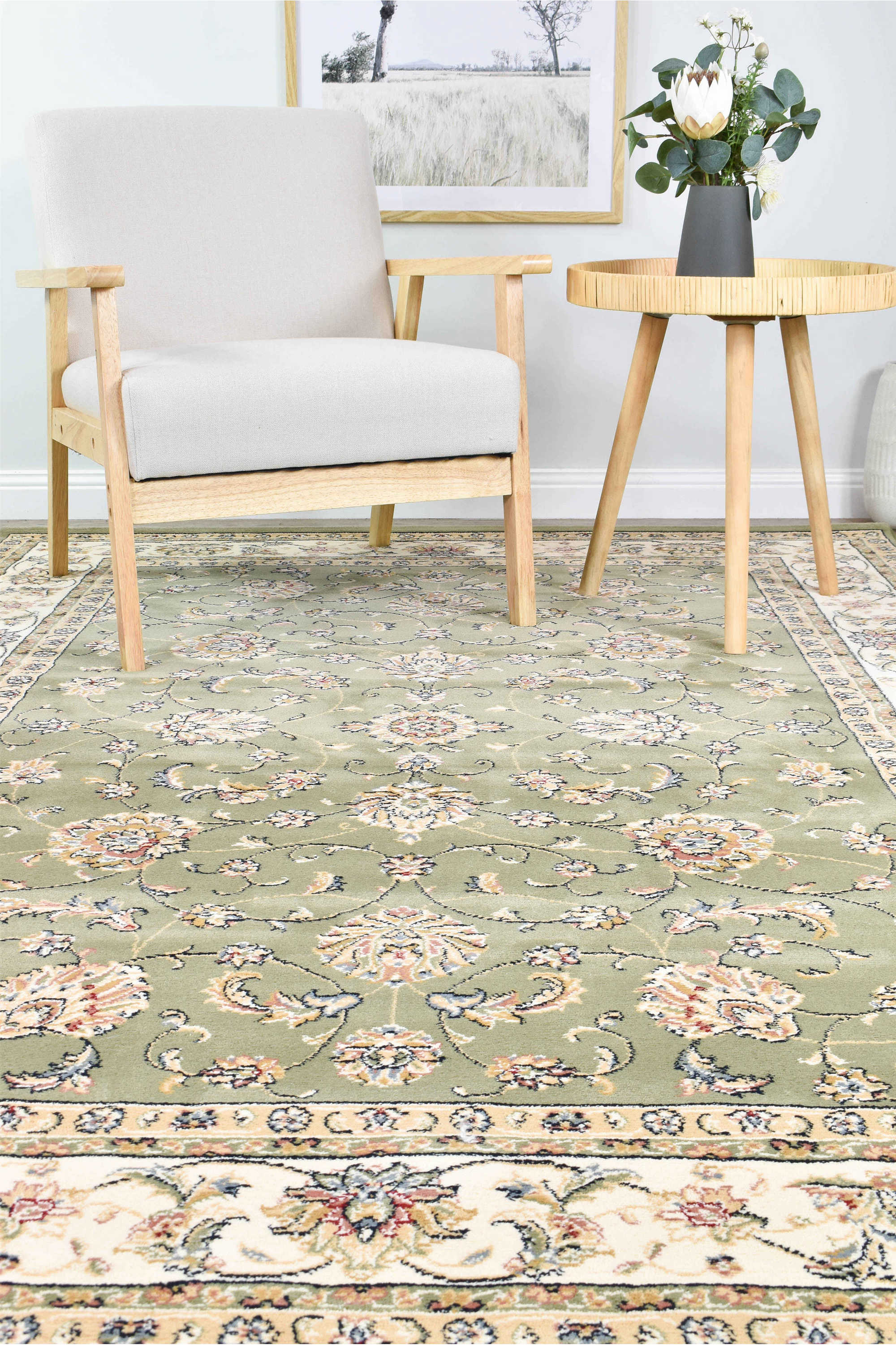 Michelangelo Green Rug 55368 4464 - Image 9