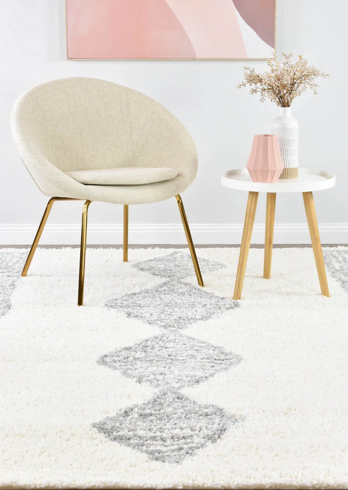 Palermo Shaggy Rug 0B461A Grey - Image 10