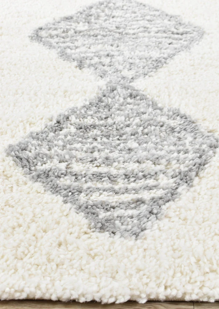 Palermo Shaggy Rug 0B461A Grey - Image 5