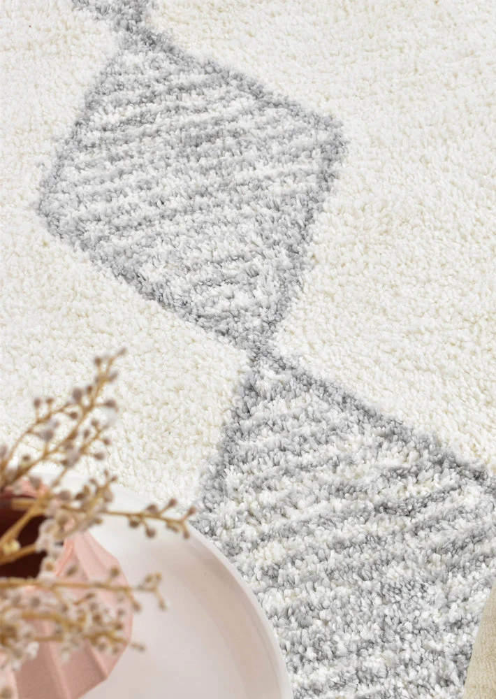 Palermo Shaggy Rug 0B461A Grey - Image 6