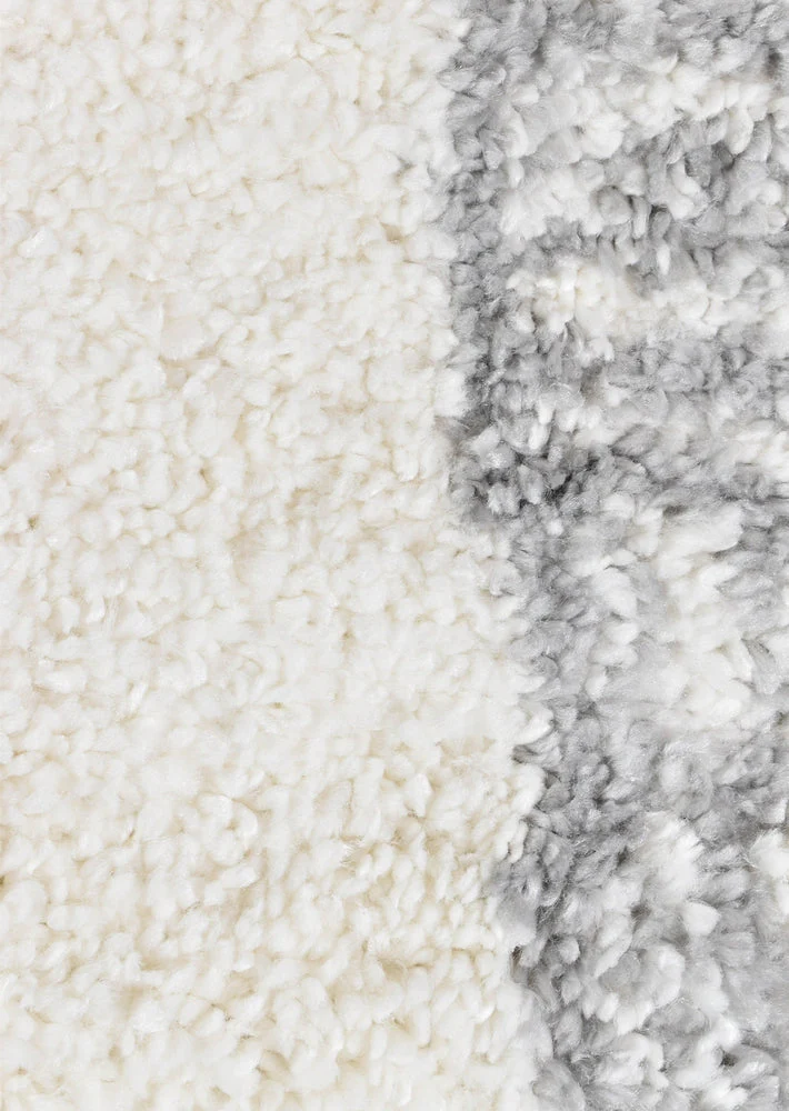 Palermo Shaggy Rug 0B461A Grey - Image 8
