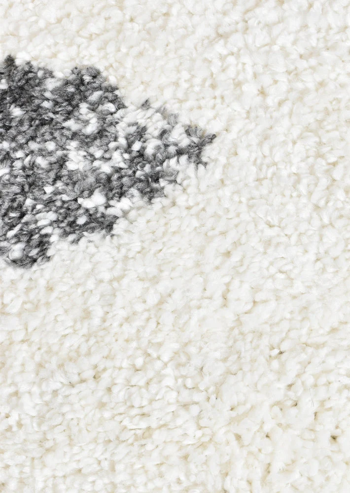 Palermo Shaggy Rug 0B470A Dark Grey - Image 9