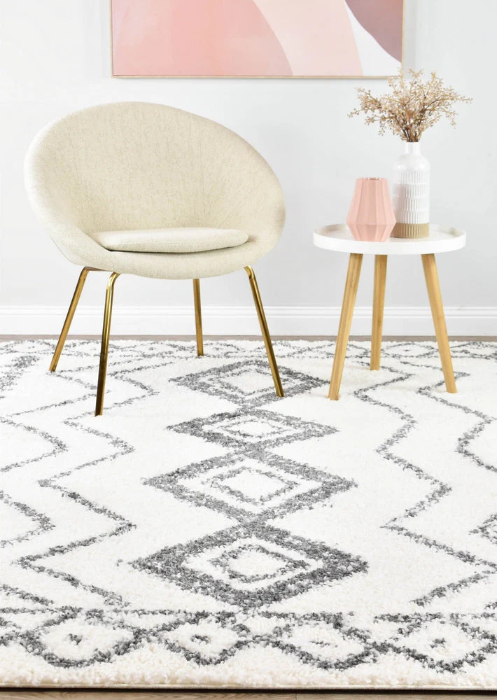Palermo Shaggy Rug 0B496A Dark Grey - Image 10