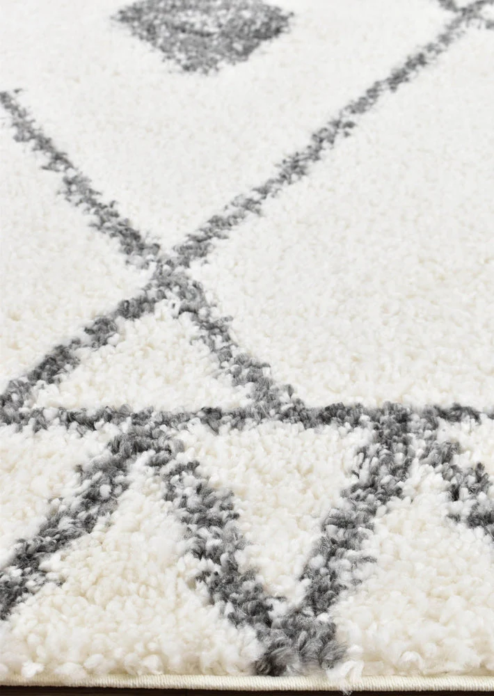 Palermo Shaggy Rug 0B586A Dark Grey - Image 5
