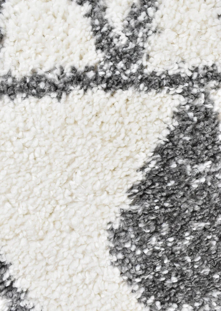 Palermo Shaggy Rug 0B586A Dark Grey - Image 8
