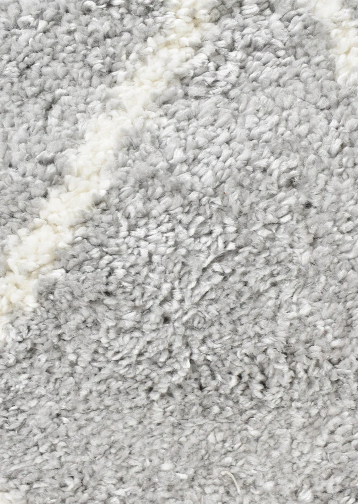 Palermo Shaggy Rug 1562A Grey - Image 7