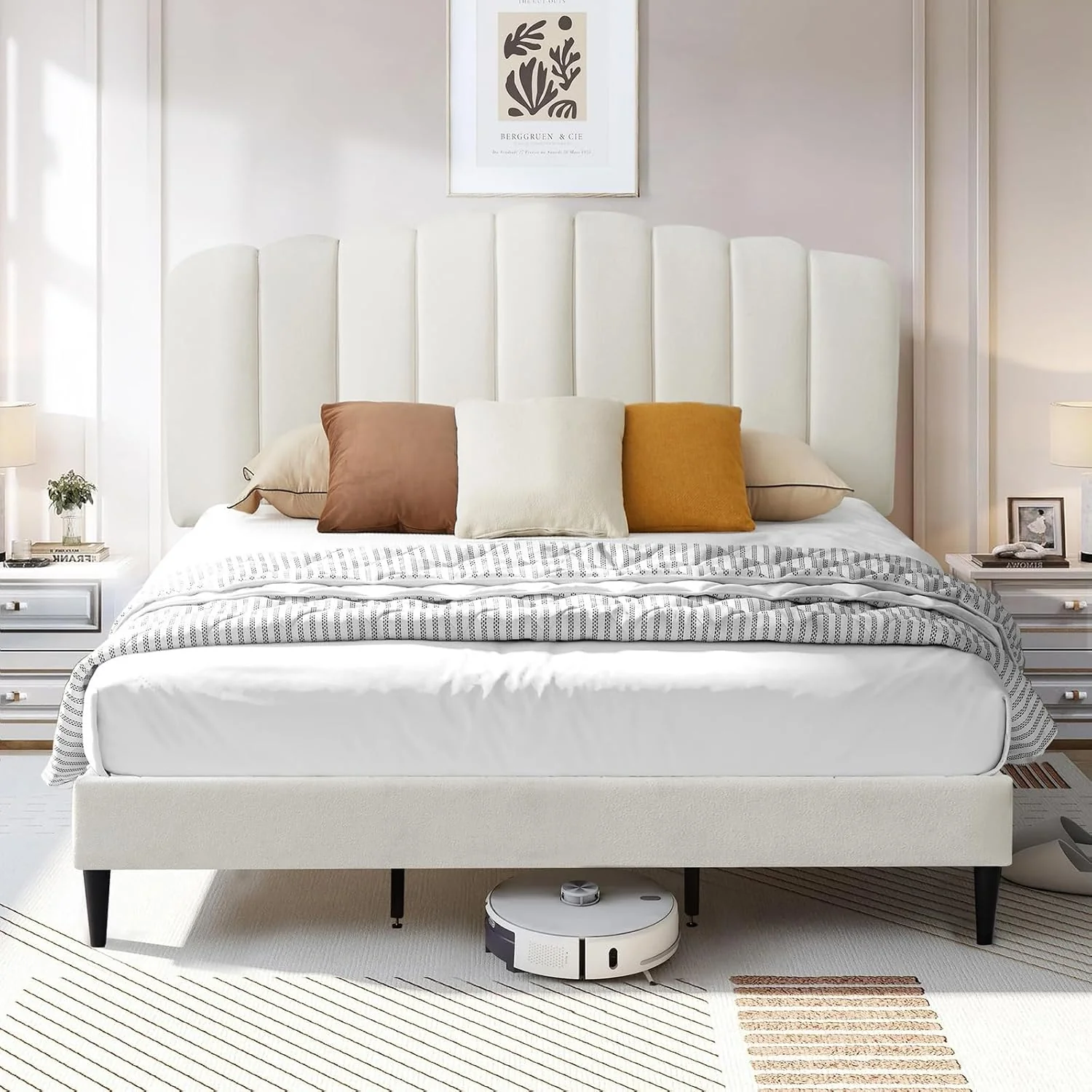 Pearl Fabric Bed - Image 4