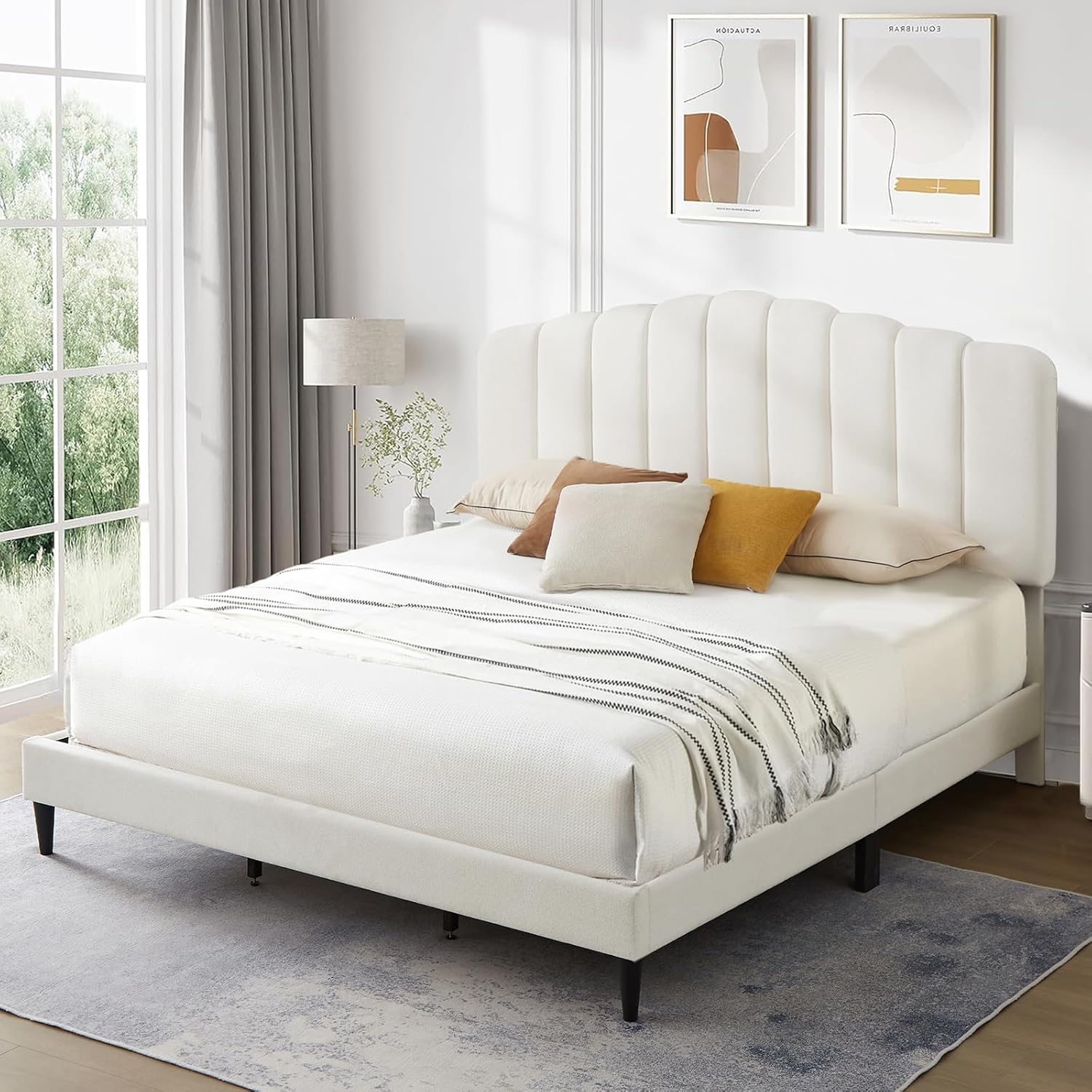 Pearl Fabric Bed - Image 5