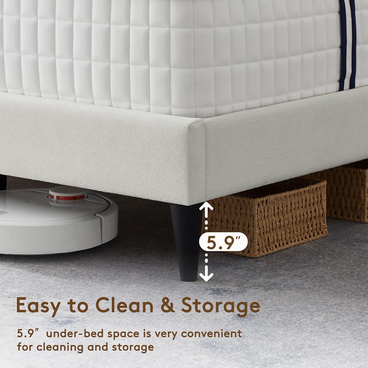 Pearl Fabric Bed - Image 7