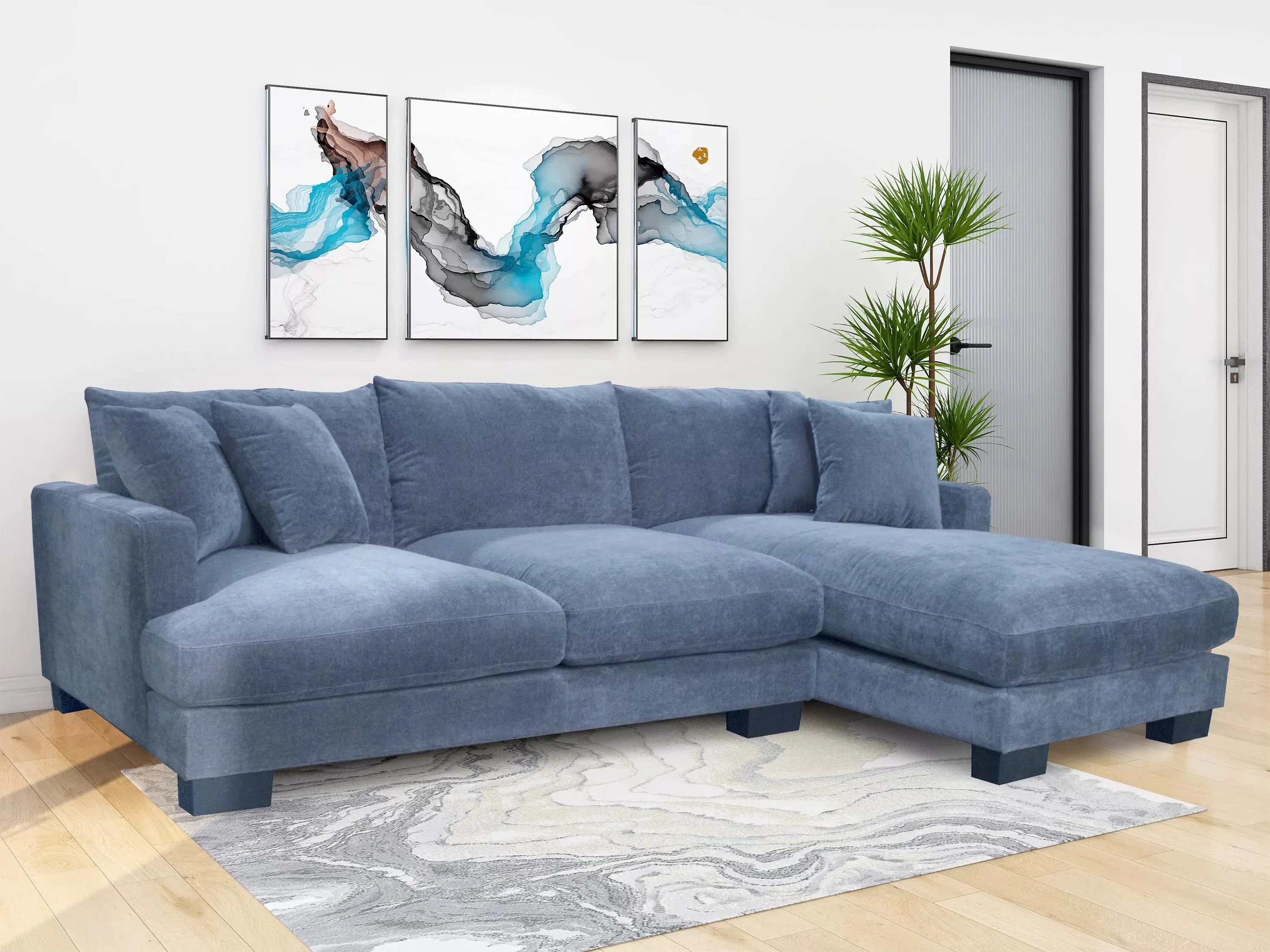 Radcliffe Fabric Chaise & Modular - Image 11
